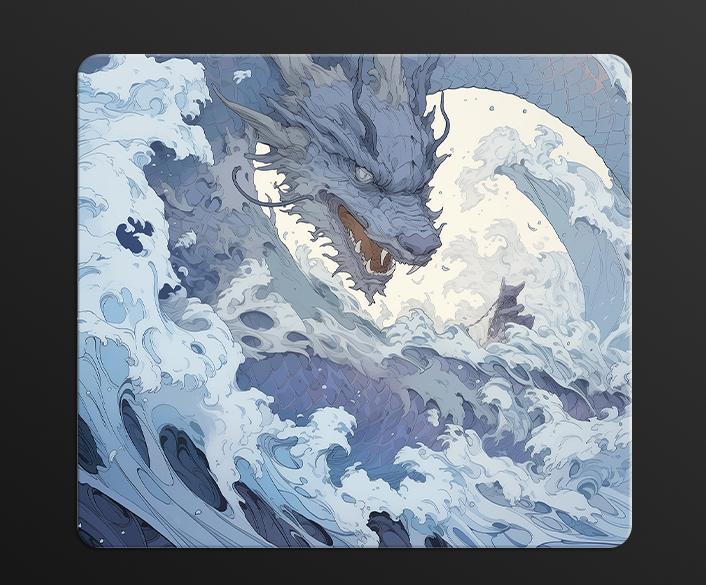 Premium Glass Mouse Pad - Ultra Smooth Surface for Gaming & Office Use - Non-Slip Base - Large Size (12x10 inch) - Perfect for PC, Laptop, MacBook & Workstation Setup