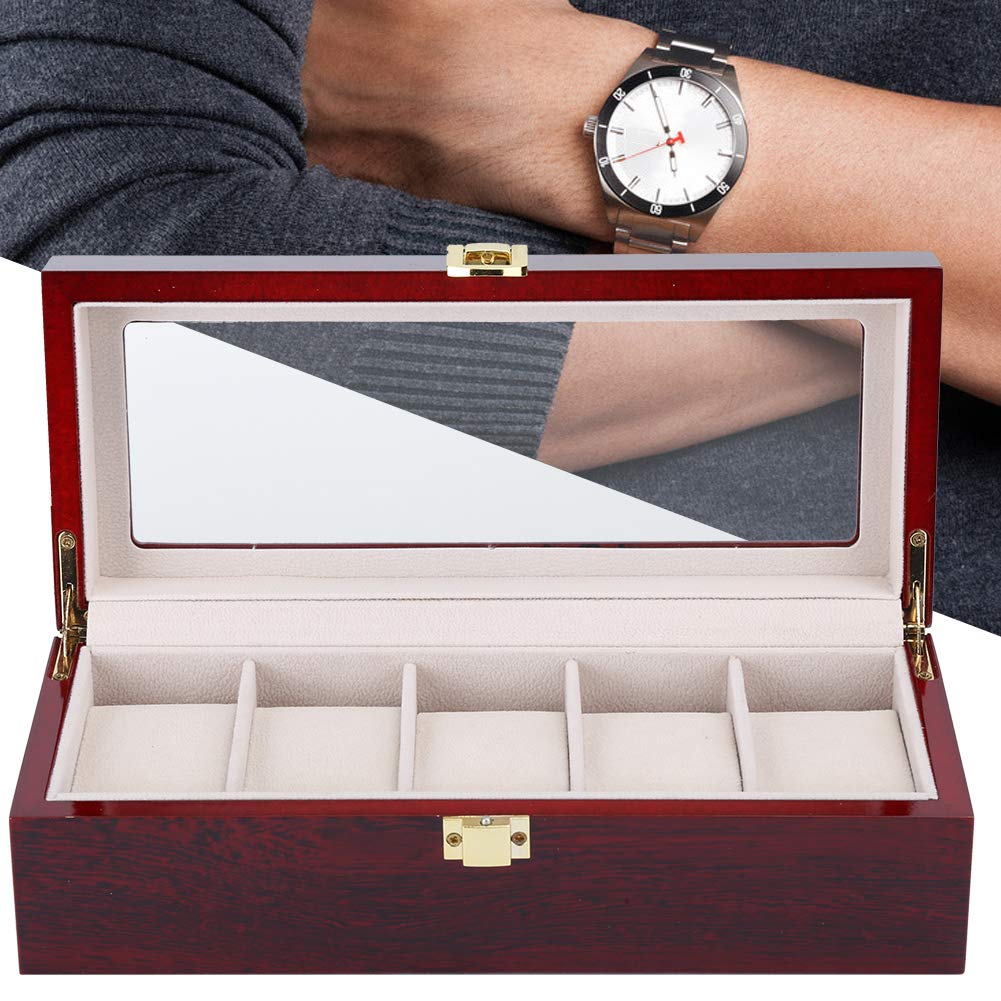 Premium Watch Box Organizer - 12 Slot Leather Watch Display Case for Men | Anti-Corrosion & Scratch-Resistant | Perfect for Travel, Gifts & Watch Collection Storage