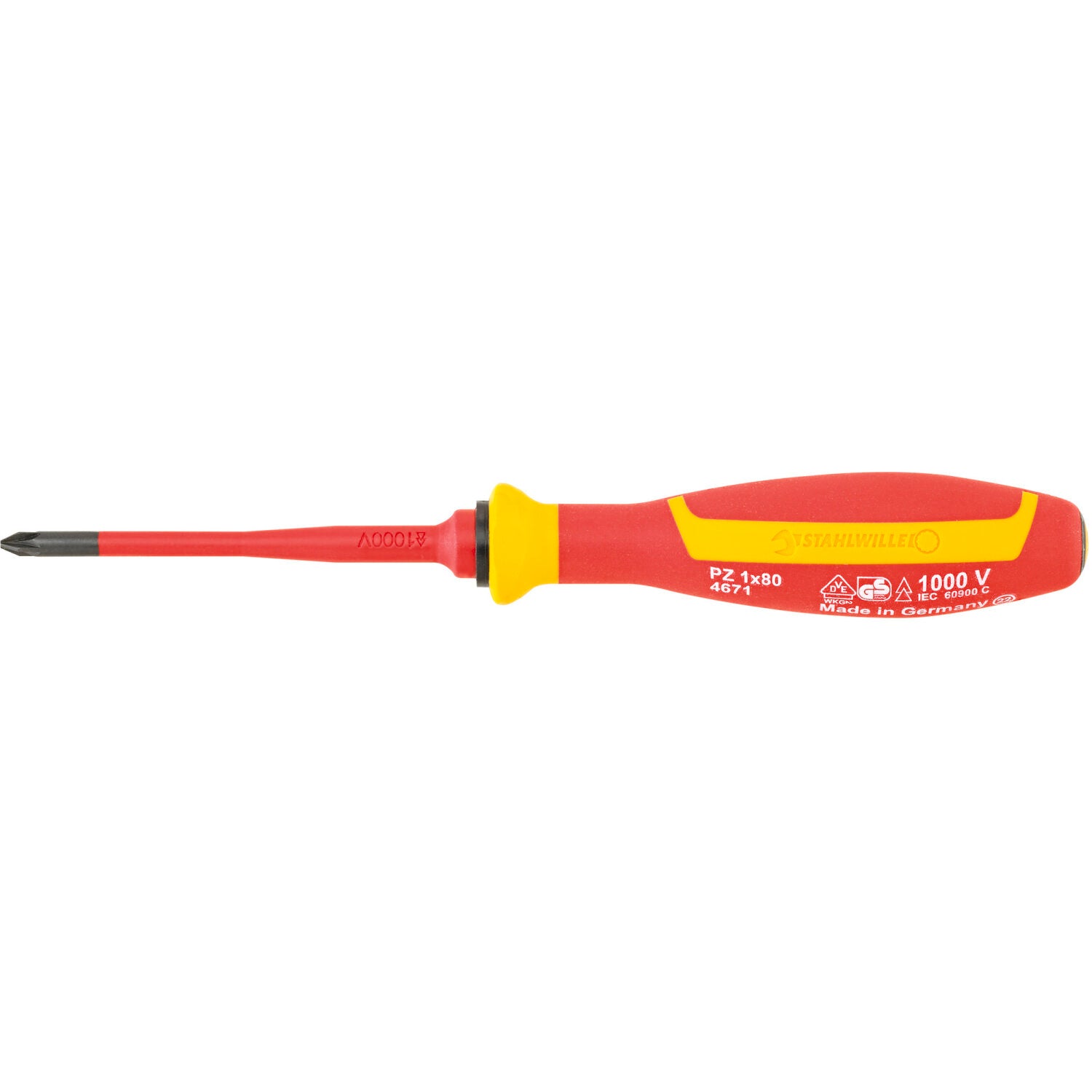 Stahlwille 96838814 VDE Insulated Screwdriver Set DRALL+ - Professional Electrician Tools for Safe Electrical Repairs and DIY Projects