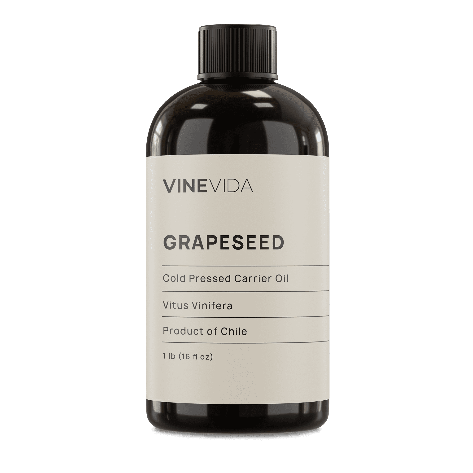 Organic Cold-Pressed Grapeseed Oil - 100% Pure, Unrefined, High in Vitamin E & Omega 6 - Perfect for Cooking, Skincare & Hair Care