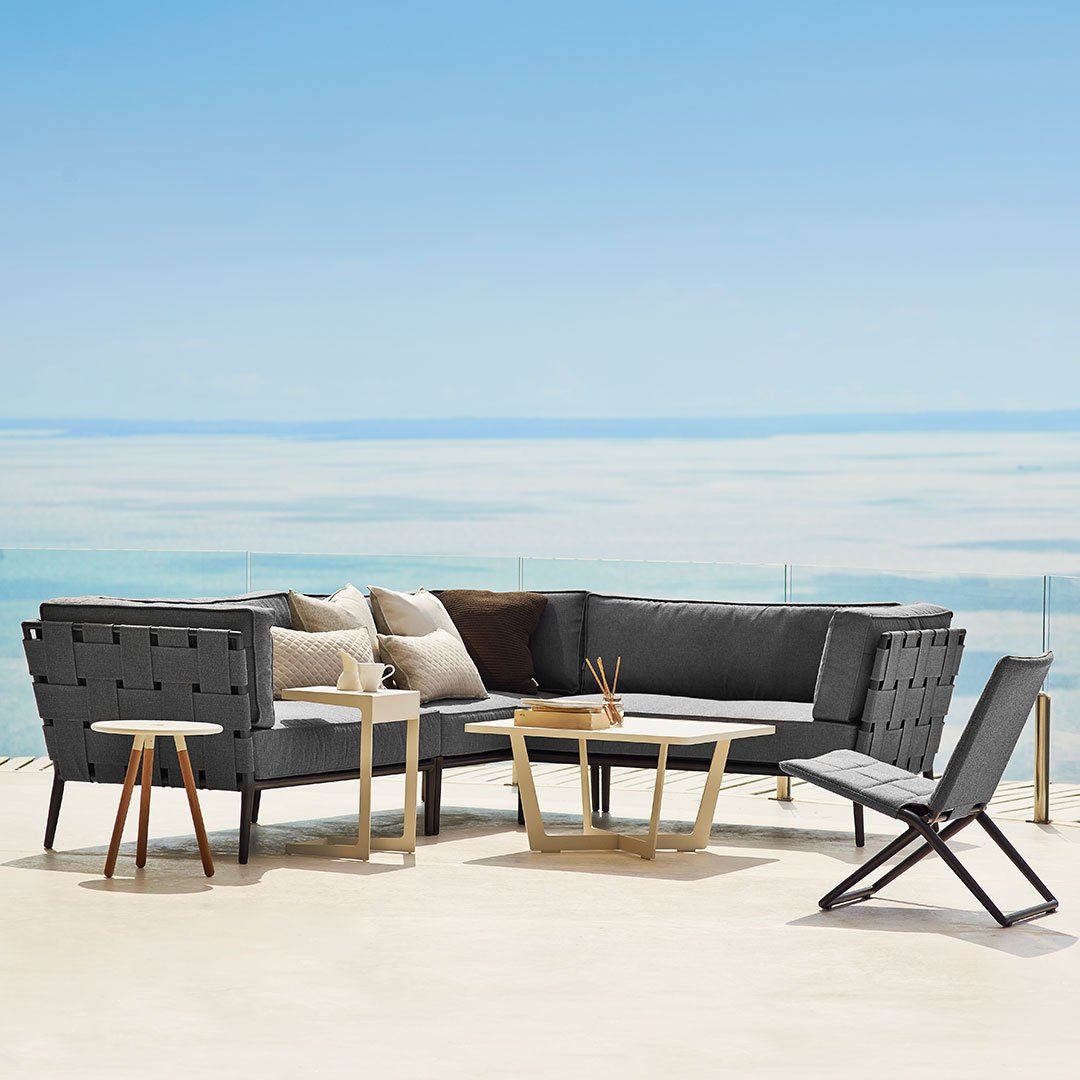 Premium Conic Outdoor Modular Sofa Set - Waterproof & UV Resistant Patio Furniture for Backyard, Garden, Poolside - Comfortable Sectional Couch with Adjustable Configurations