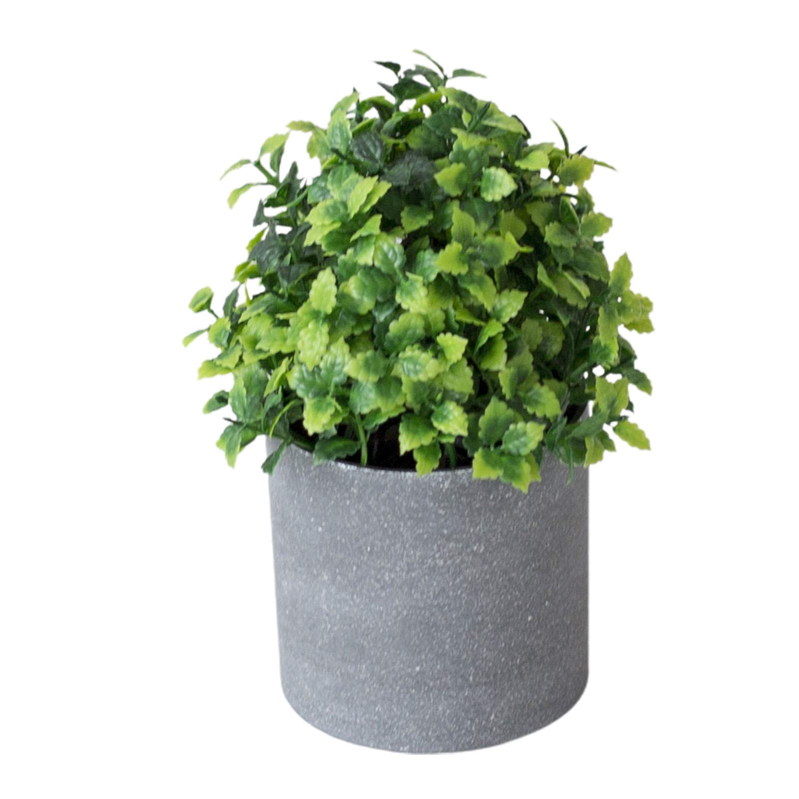 Grey990 Artificial Plant Pot Grass - Realistic Desktop Decoration Plastic Greenery for Wedding & Party Decor - Waterproof Faux Bonsai for Garden, Office, Home - Perfect for Indoor Decor, Table Centerpieces & Outdoor Landscaping
