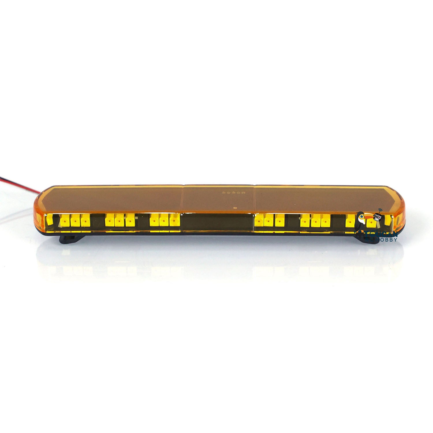 BITRC LED Plastic Warning Rotating Light for 1/14 RC Car Truck Models - DIY Construction Vehicle Accessory for Tractor Dumper Heavy Radio Controlled Toys | Perfect for RC Construction Site Scenes & Nighttime Visibility