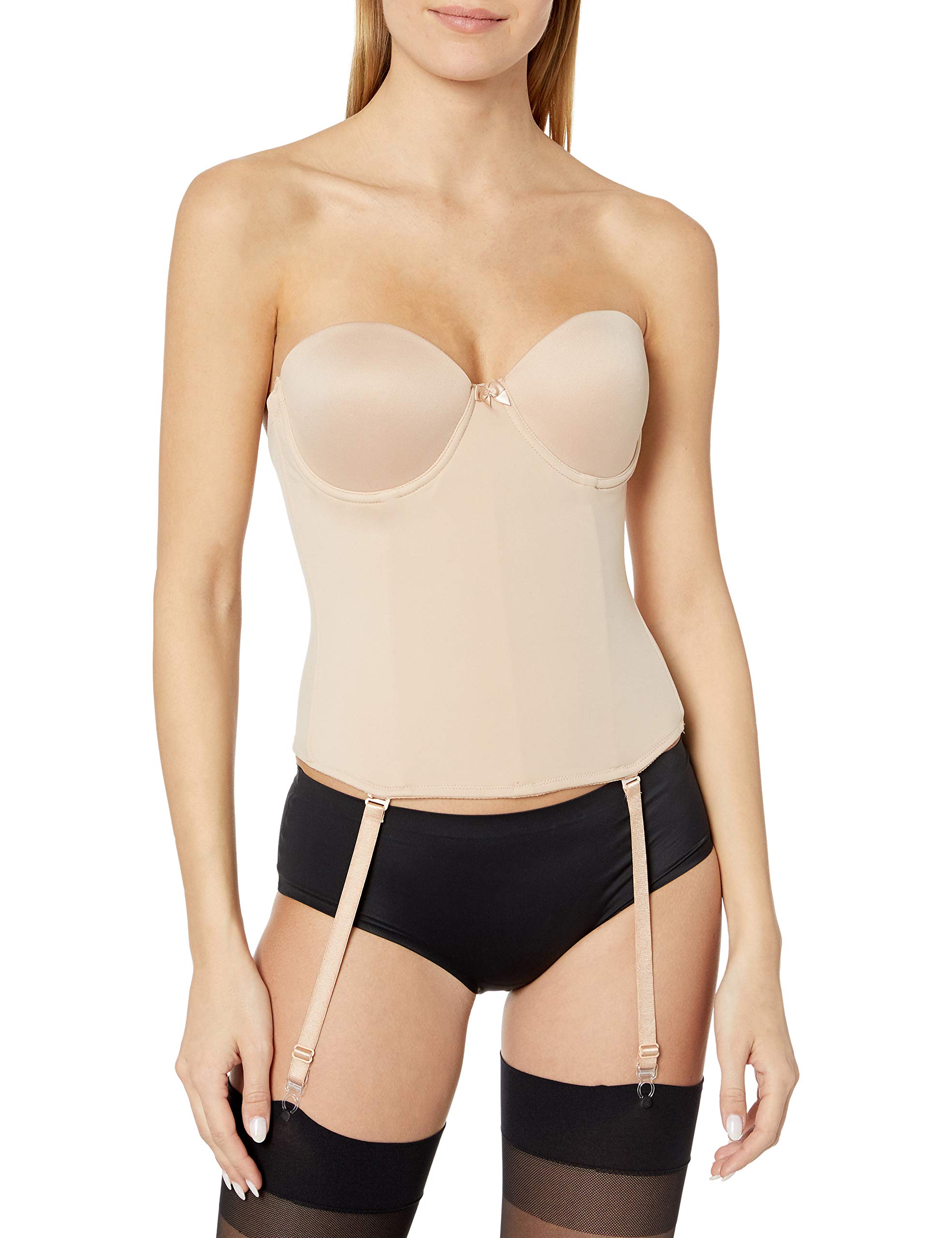 Women's Ultra-Lift Low Back Bustier Corset - Sexy Shapewear for Waist Training & Body Shaping | Perfect for Weddings, Date Nights & Special Occasions