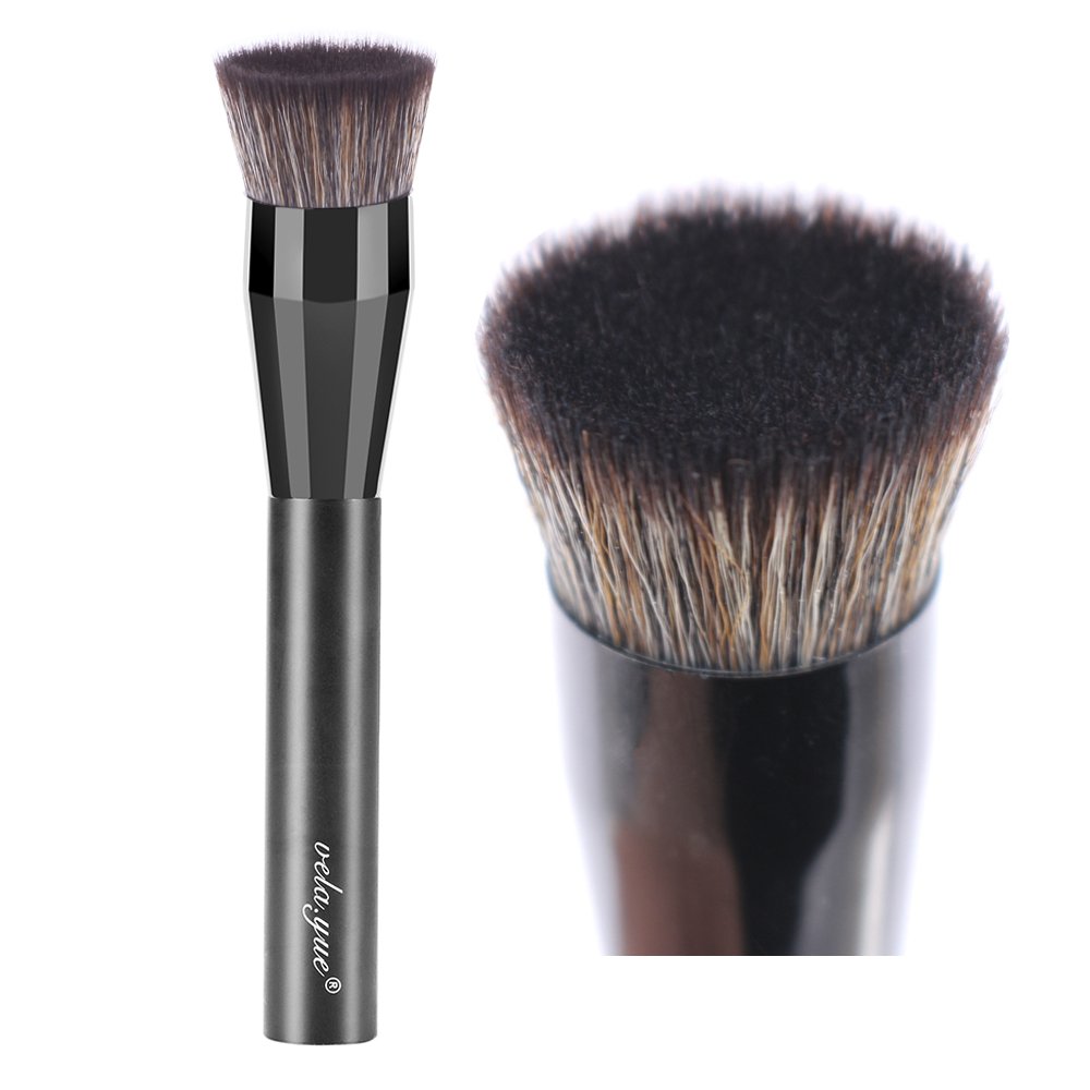 Vela.Yue Liquid Foundation Brush - Professional Makeup Brush for Cream, Liquid & Base Blending - Soft Buffing Beauty Tool for Flawless Makeup Application - Perfect for Everyday Use & Professional Makeup Artists