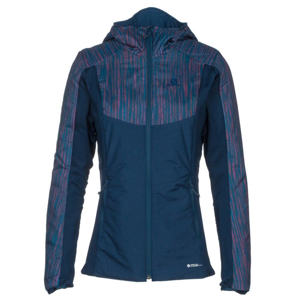 Salomon Women's Drifter Mid Hoodie - Lightweight Hiking Jacket for Outdoor Adventures & Travel