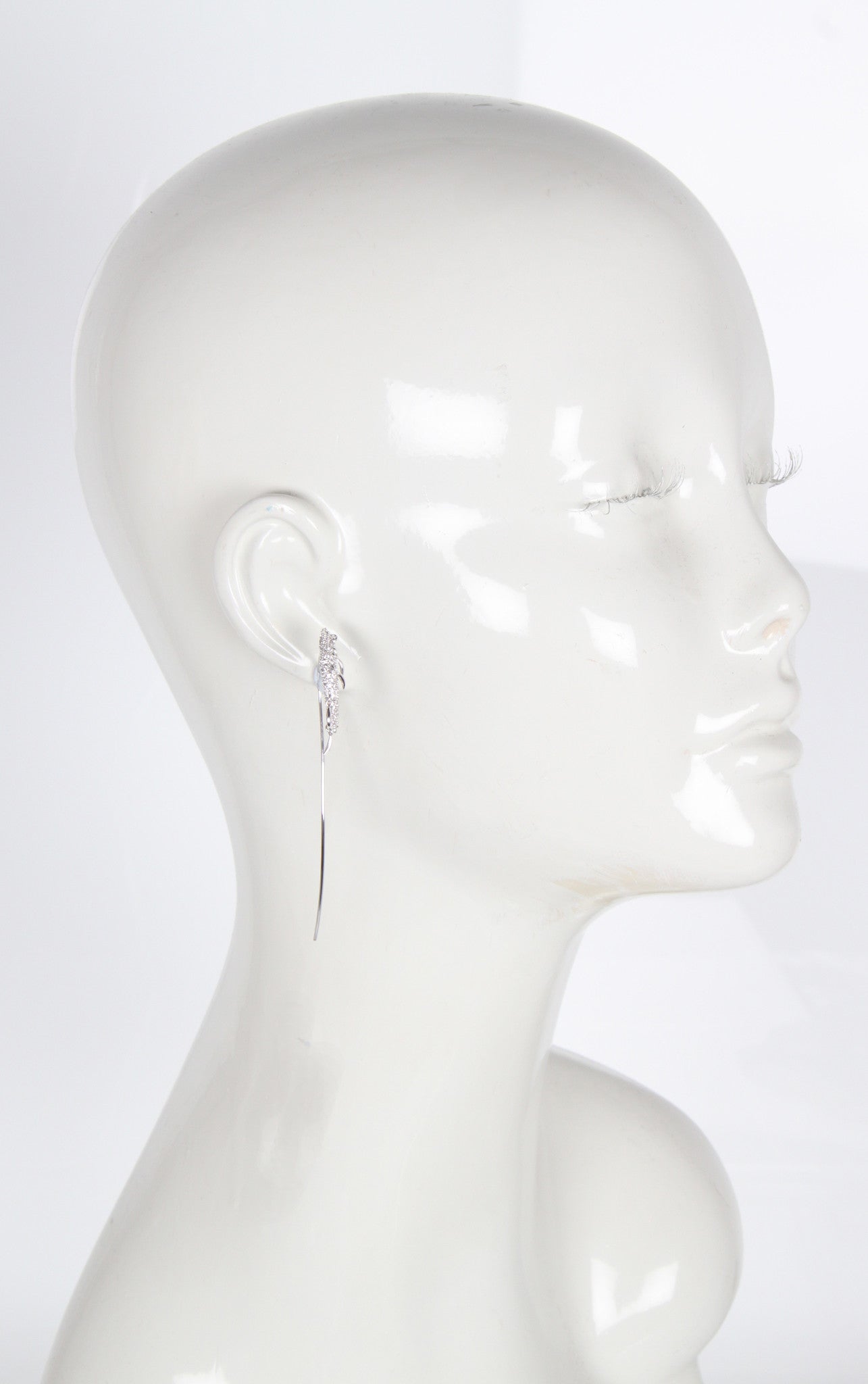 Stylish Silver Prickle Earrings for Women - Trendy Spiky Hoop Earrings for Everyday Wear & Night Out