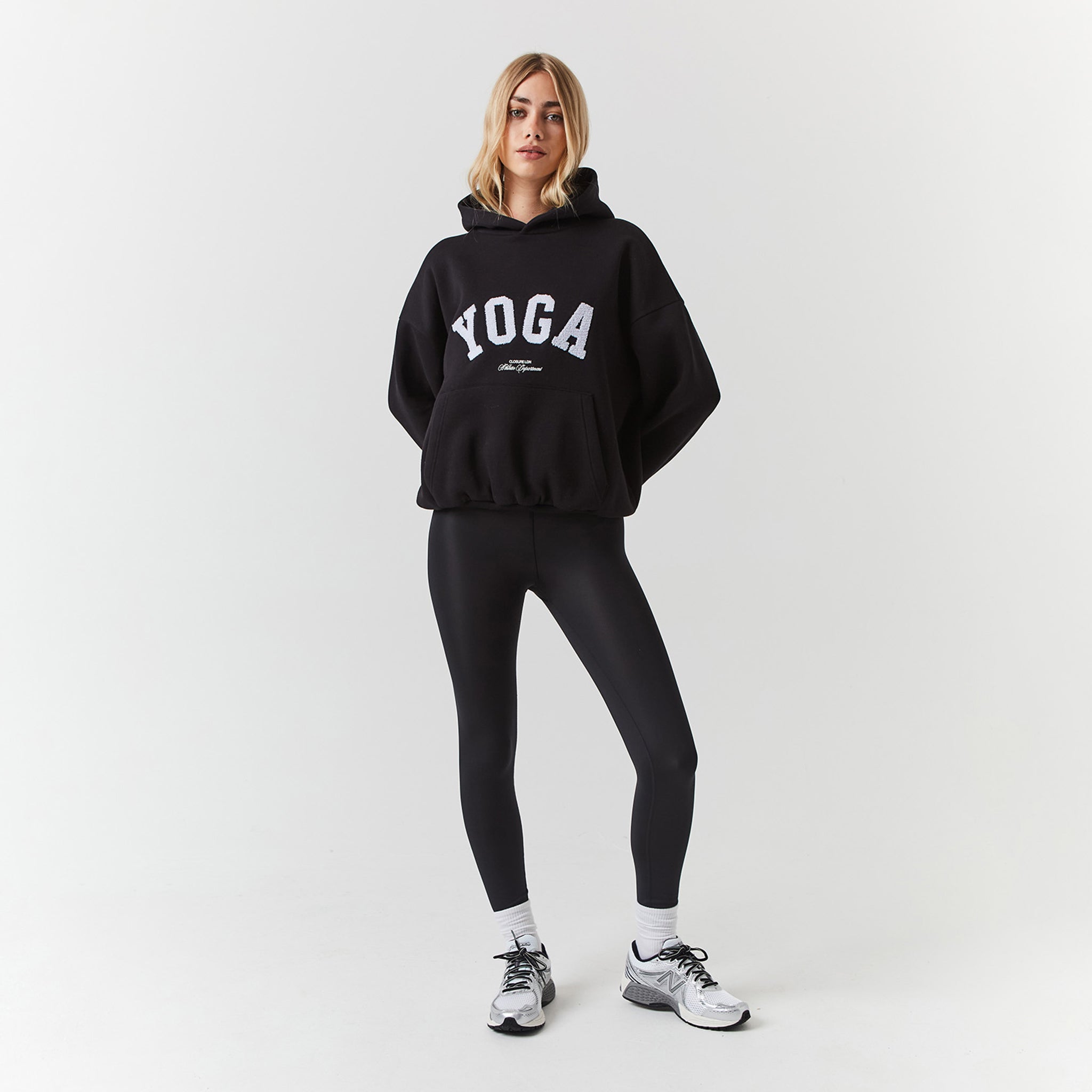 Best Black Yoga Hoodie for Women - Comfortable & Stylish Workout Wear for Yoga, Pilates & Lounge