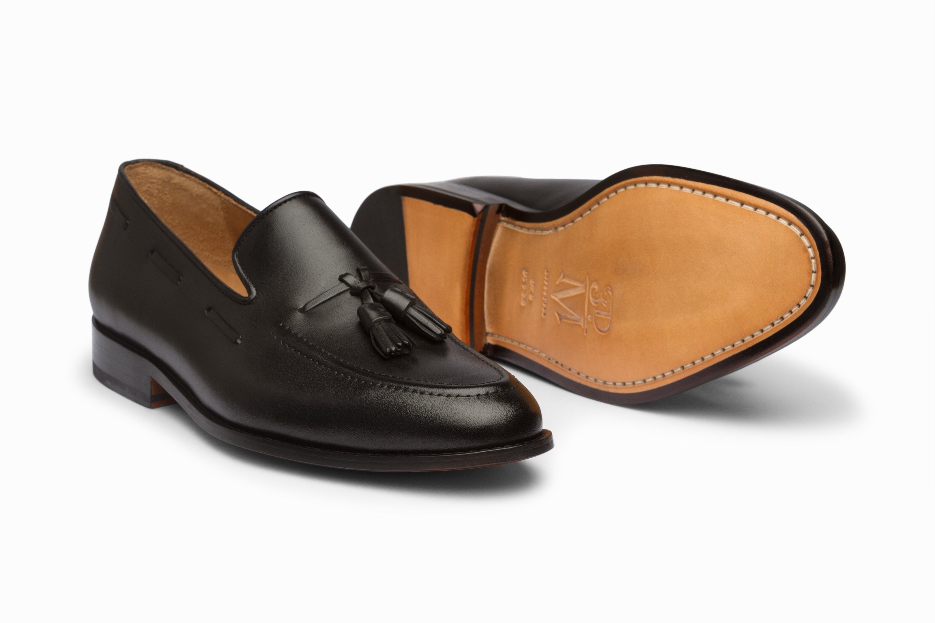 Stylish Black Tassel Loafers for Women & Men | Comfortable Slip-On Dress Shoes for Office, Business & Casual Wear