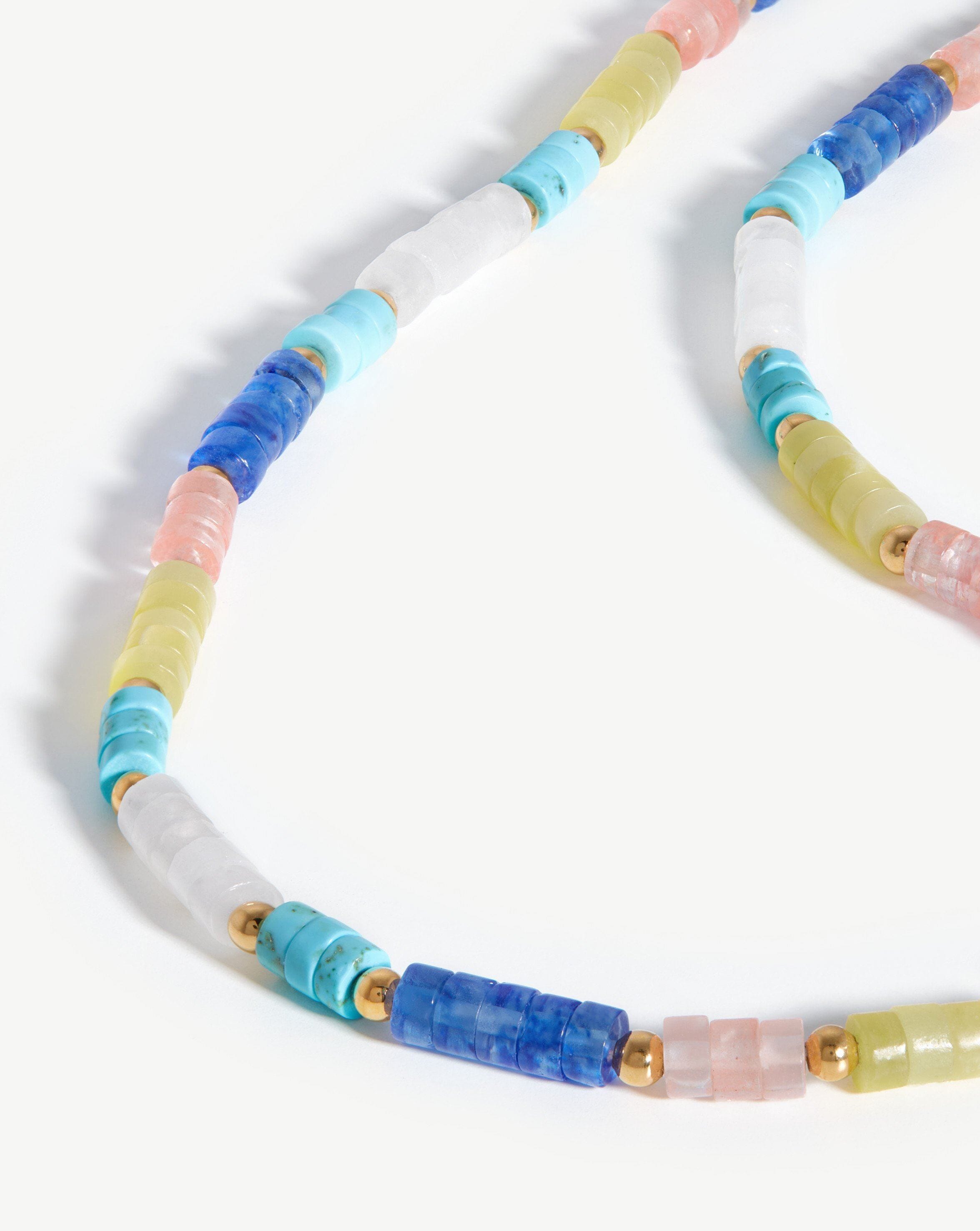 Elegant Long Beaded Stack Necklace for Women - Layered Boho Chic Jewelry - Perfect for Parties, Weddings & Everyday Wear