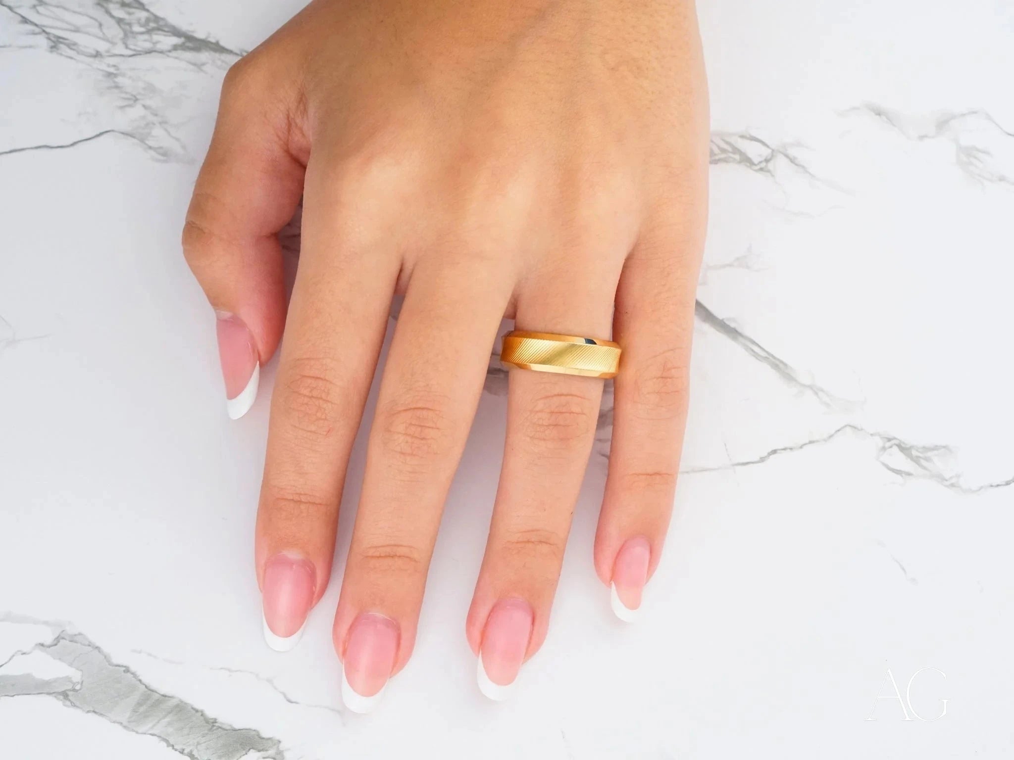 Radiant Horizon Wedding Band - Elegant Diamond Engagement Ring for Women - Perfect for Proposals, Anniversaries & Bridal Jewelry
