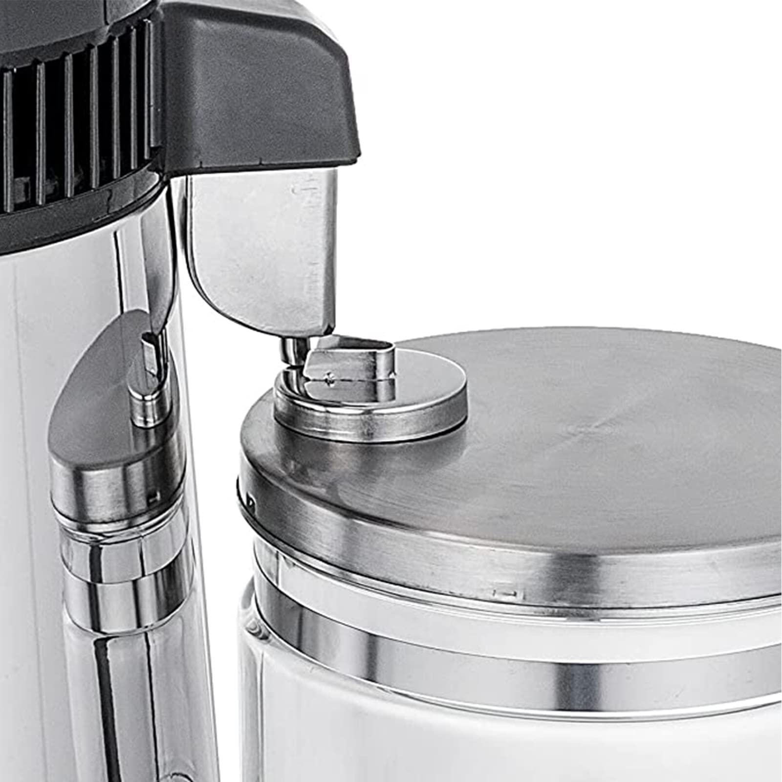 XYEJL 4L Household Water Distiller with Dual Temperature Display - 750W Glass Water Purifier for Clean Distilled Water - Perfect for Home & Office Use (Silver) | Make Pure Drinking Water for Coffee, Baby Formula & Healthy Living
