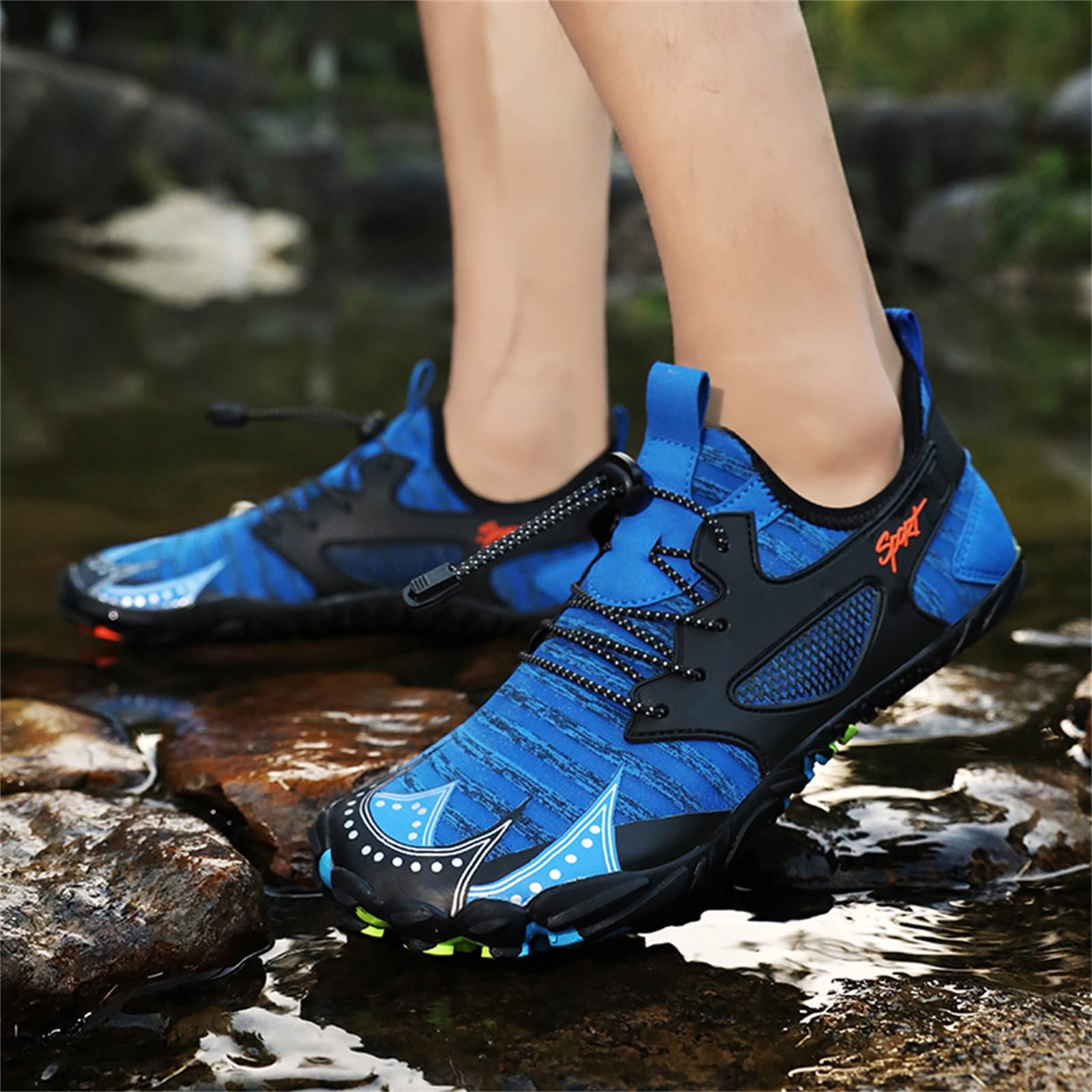 **Men's Quick-Drying Water Shoes - Lightweight Sports Trainers for Swimming, Diving, Hiking & Outdoor Activities | Summer Fashion Sneakers**
