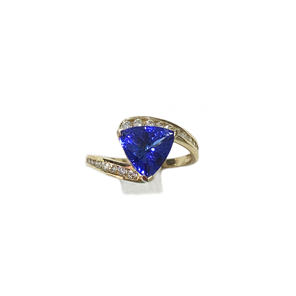 14K Rose Gold Tanzanite Ring for Women - Genuine Tanzanite Gemstone Jewelry, Dainty & Elegant Engagement, Wedding, Anniversary Gift - Perfect for Special Occasions & Everyday Wear