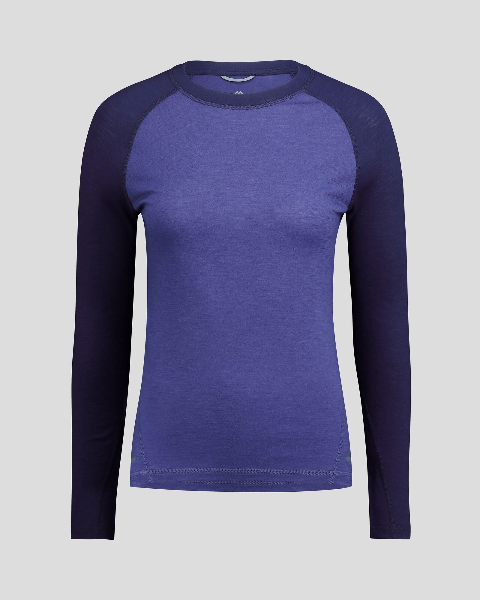 Women's K Merino 125 Baselayer Top - Horizon Line/Dark Horizon | Warm & Breathable Merino Wool Base Layer for Hiking, Skiing & Outdoor Activities