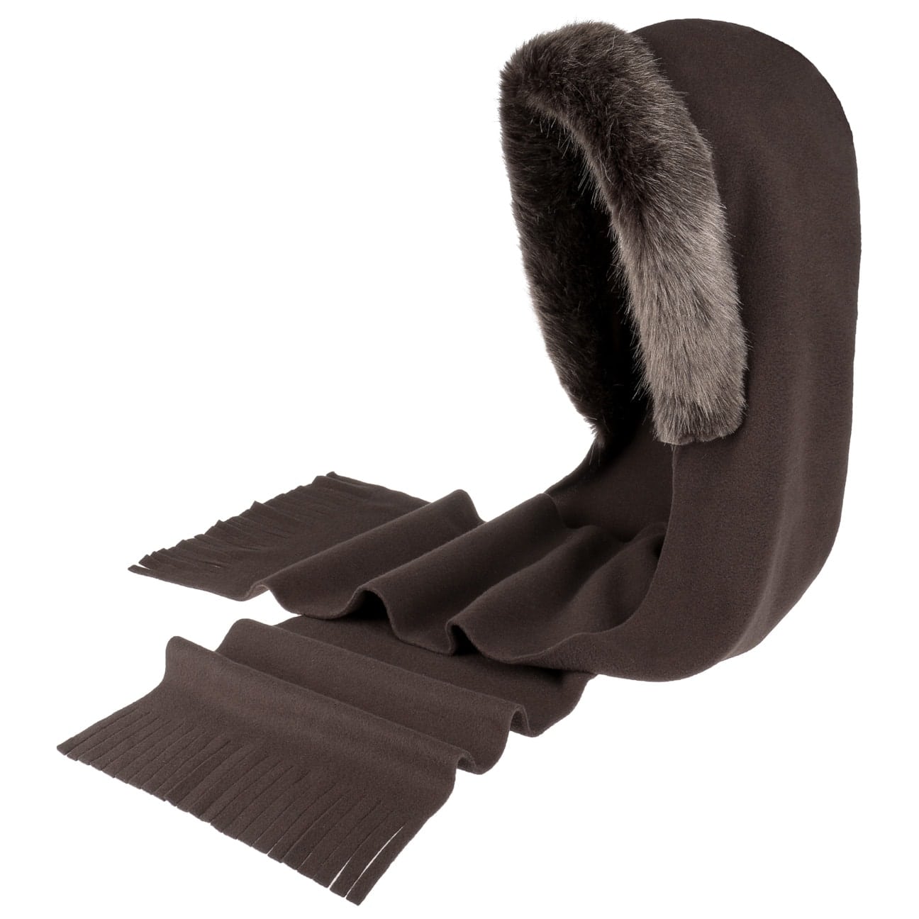 Lierys Warm Fleece Hat and Scarf Set with Faux Fur Trim - Winter Accessories for Women & Men - Perfect for Skiing, Snowboarding & Cold Weather Outdoor Activities