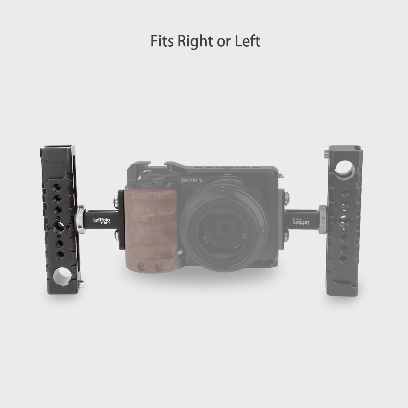 Universal DSLR Camera Top Handle & Side Handle Grip - Compatible with DSLR Cameras, Video Camcorders, Film Rigs - Includes Shoe Mount for LED Lights & Microphones - Perfect for Videography, Filmmaking, and Professional Video Production