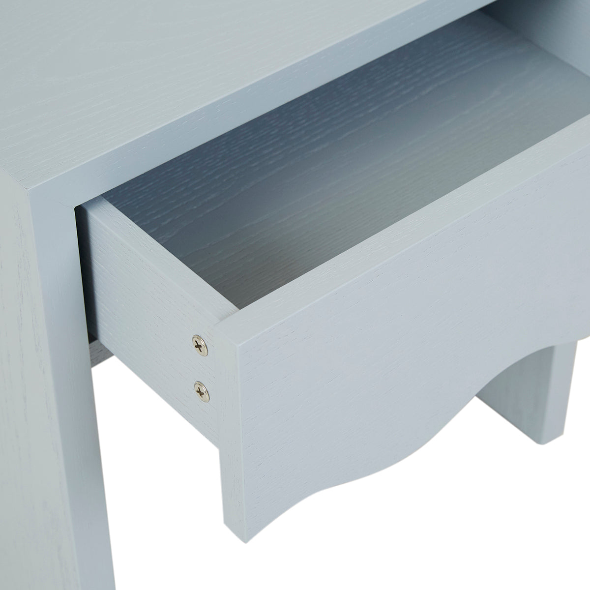 Modern Wooden Nightstand with USB Ports & Drawer - Stylish Bedside Table for Small Spaces, Bedroom, Living Room, or Dorm Room