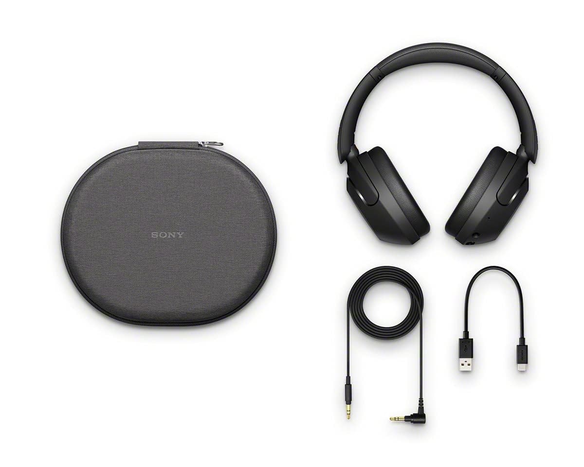 Sony WH-XB910N EXTRA BASS Wireless Noise Cancelling Headphones with Microphone & Alexa Voice Control - Premium Over-Ear Bluetooth Headset for Music, Travel & Work (Black)
