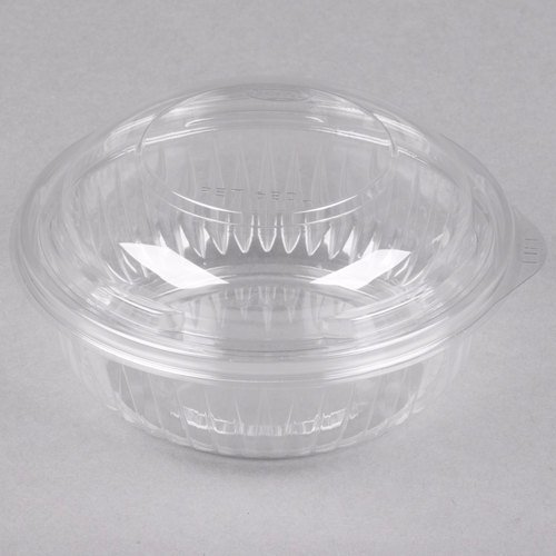 12 oz Clear PET Bowls with Dome Lids - Case of 252 (Dart PET12BCD) - Perfect for Takeout, Catering, Parties & Food Storage