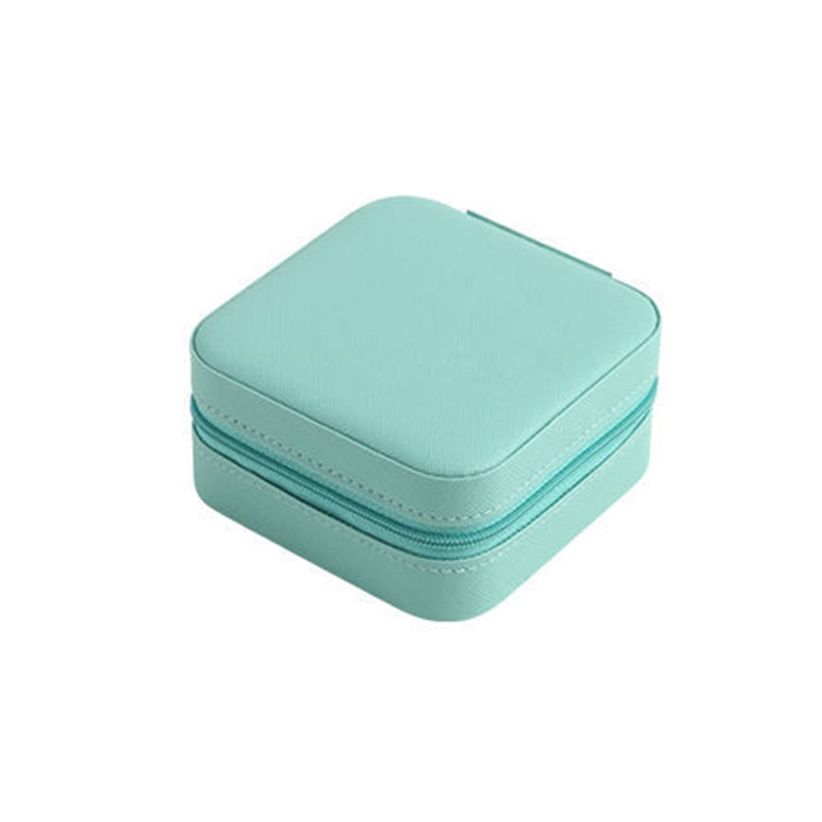 Compact Jewelry Organizer Box - Space-Saving Flannel Earring & Necklace Storage Case for Travel, Home & Gift Giving