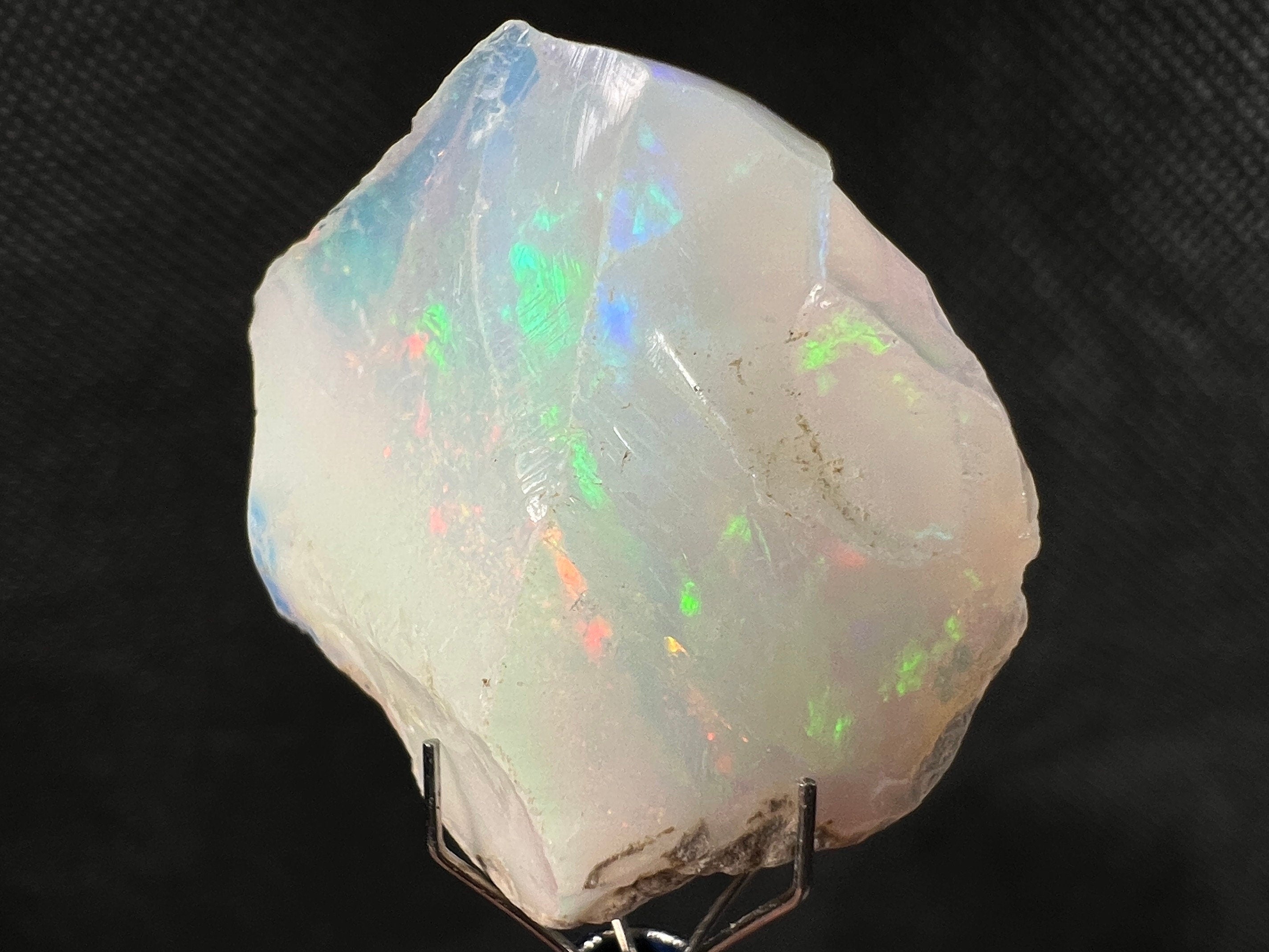 Premium 4A+ Welo Opal Raw Crystal - Natural Cutting Grade Opal, October Birthstone (50690) for Jewelry Making, Healing Crystals & Collectibles