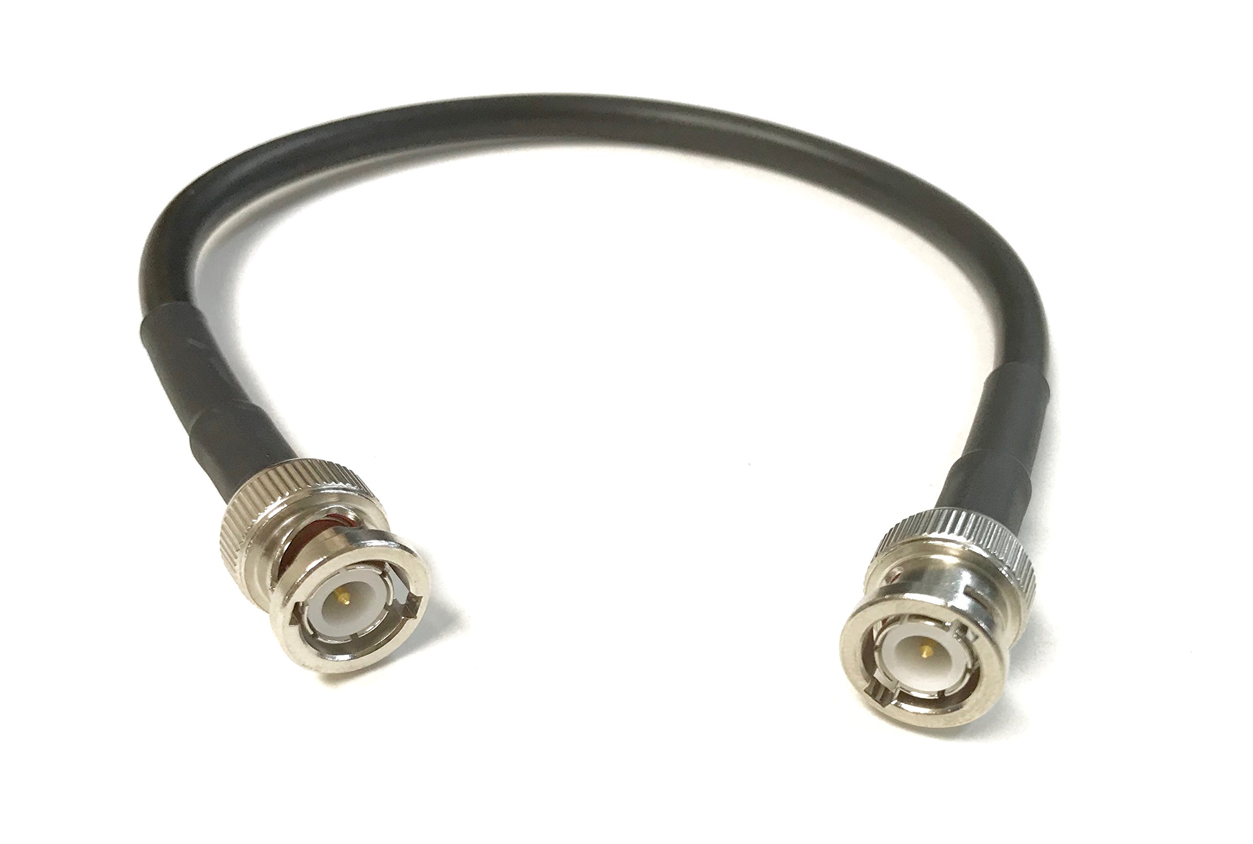 100ft BNC Male to BNC Male Coaxial Cable - Times Microwave LMR-240 Ultraflex Low Loss Antenna Cable for Ham Radio, CCTV, Security Systems & Wireless Networking