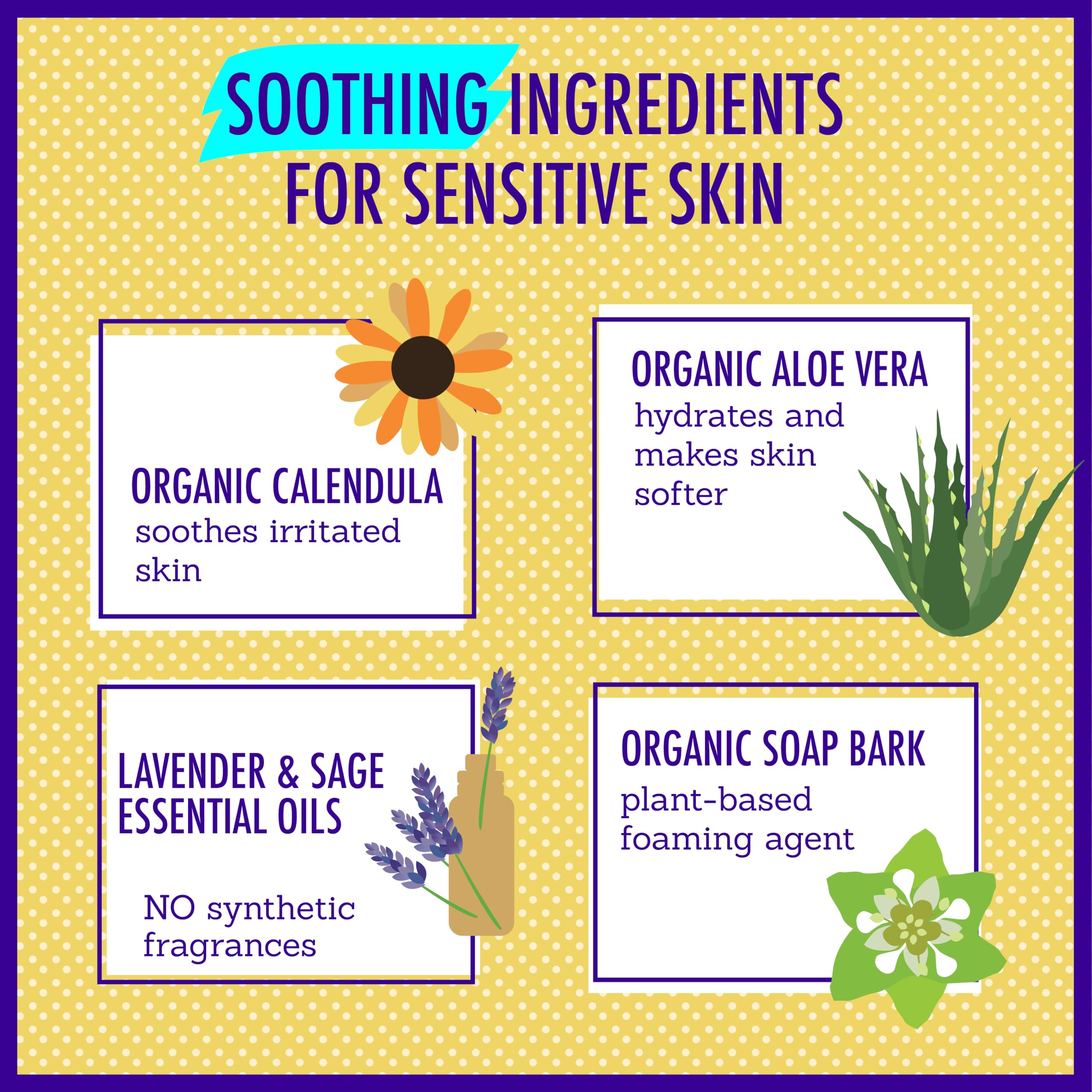 California Baby Calendula Moisturizing Hand Soap - Organic Aloe & Coconut Oil Formula | 100% Plant-Based Liquid Soap for Sensitive Skin | Hypoallergenic, Lavender Scented | 19 oz (562 mL) | Perfect for Baby Care, Dry Hands & Gentle Skin Cleansing
