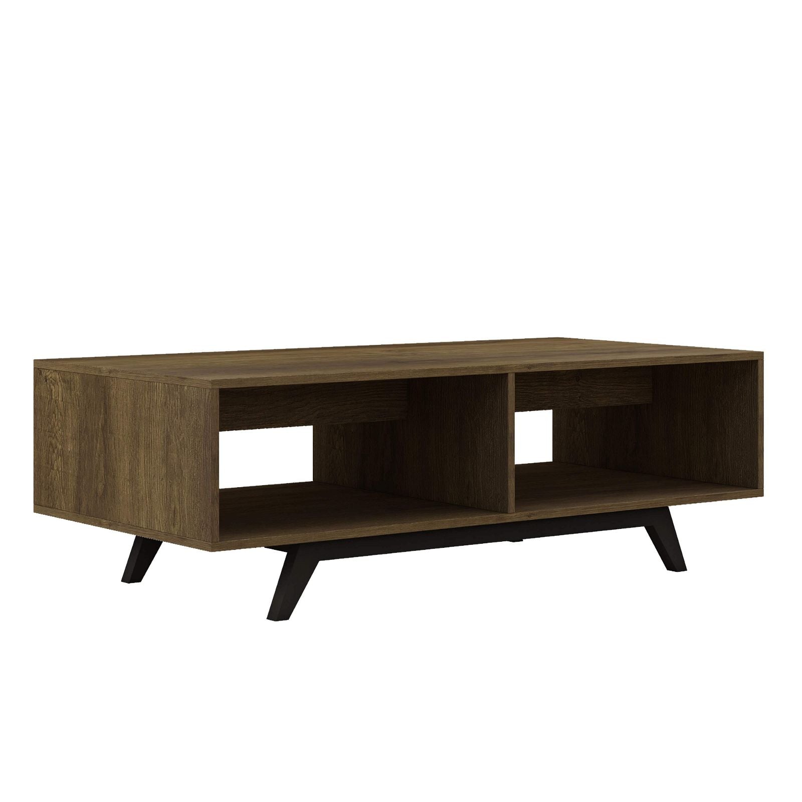 Tauris™ Dark Oak Metro Coffee Table - Modern Living Room Furniture for Home & Office Decor