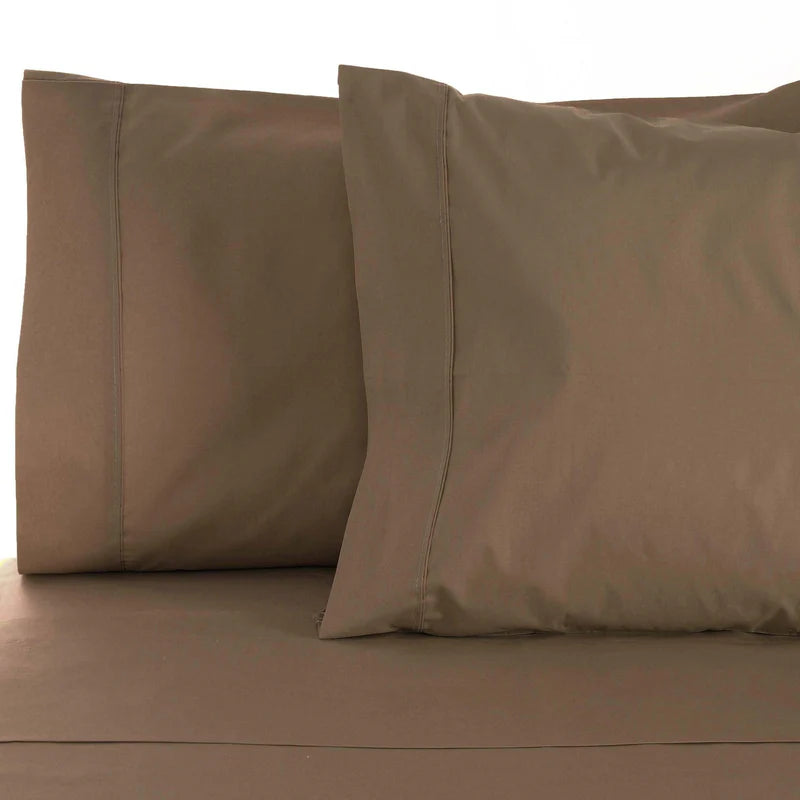 Premium 530 Thread Count 100% Egyptian Cotton Pillowcase Set of 2 - Ultra Soft & Breathable Bedding for Luxury Hotels & Home Use