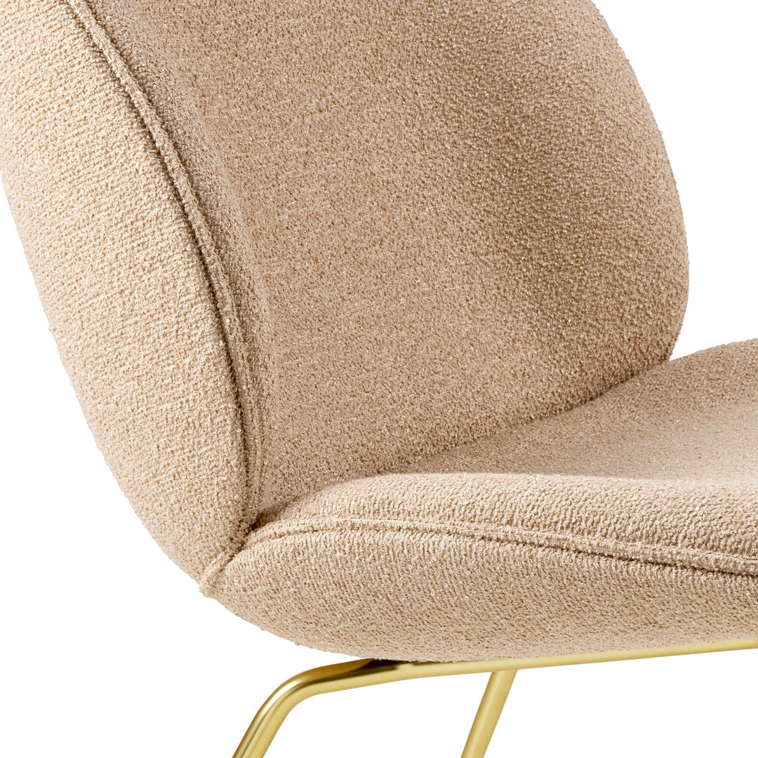 Modern Beetle Lounge Chair with Conic Base - Stylish and Comfortable Seating for Living Room, Bedroom, or Office - Perfect for Relaxing, Reading, and Entertaining Guests