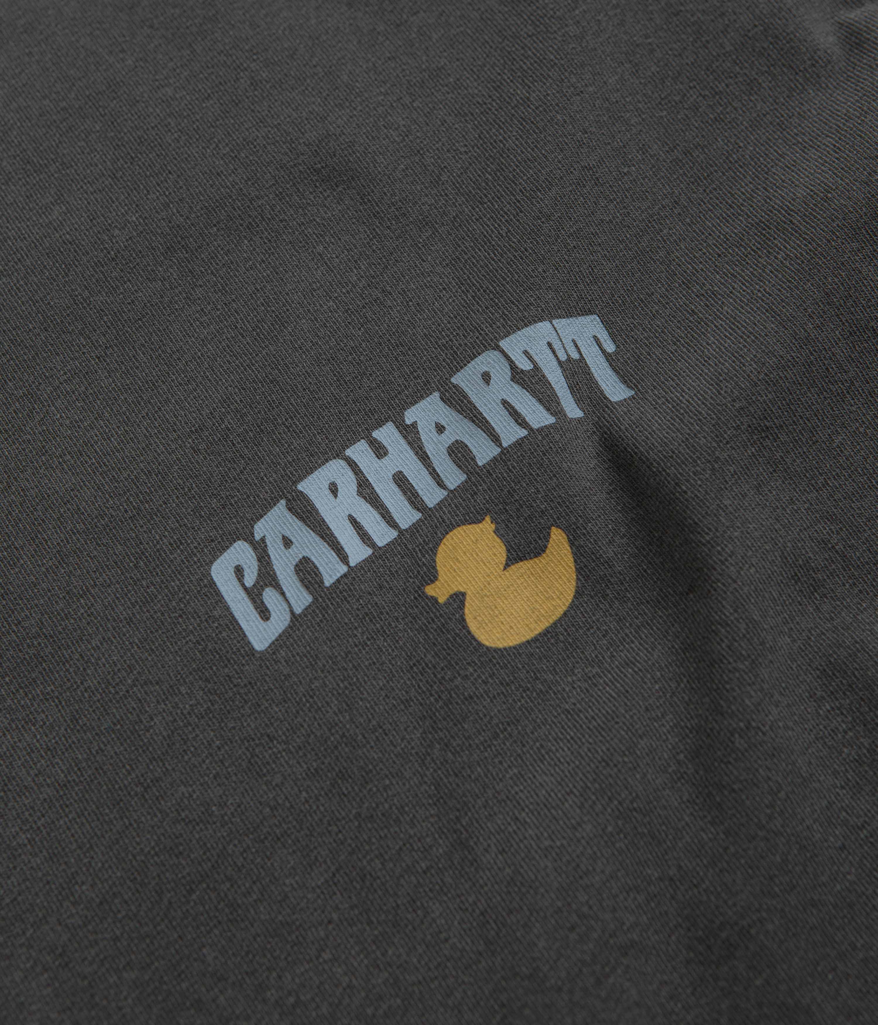 Carhartt Duckin T-Shirt for Men - Durable Cotton Work Shirt - Black - Perfect for Construction, Outdoor Work & Casual Wear