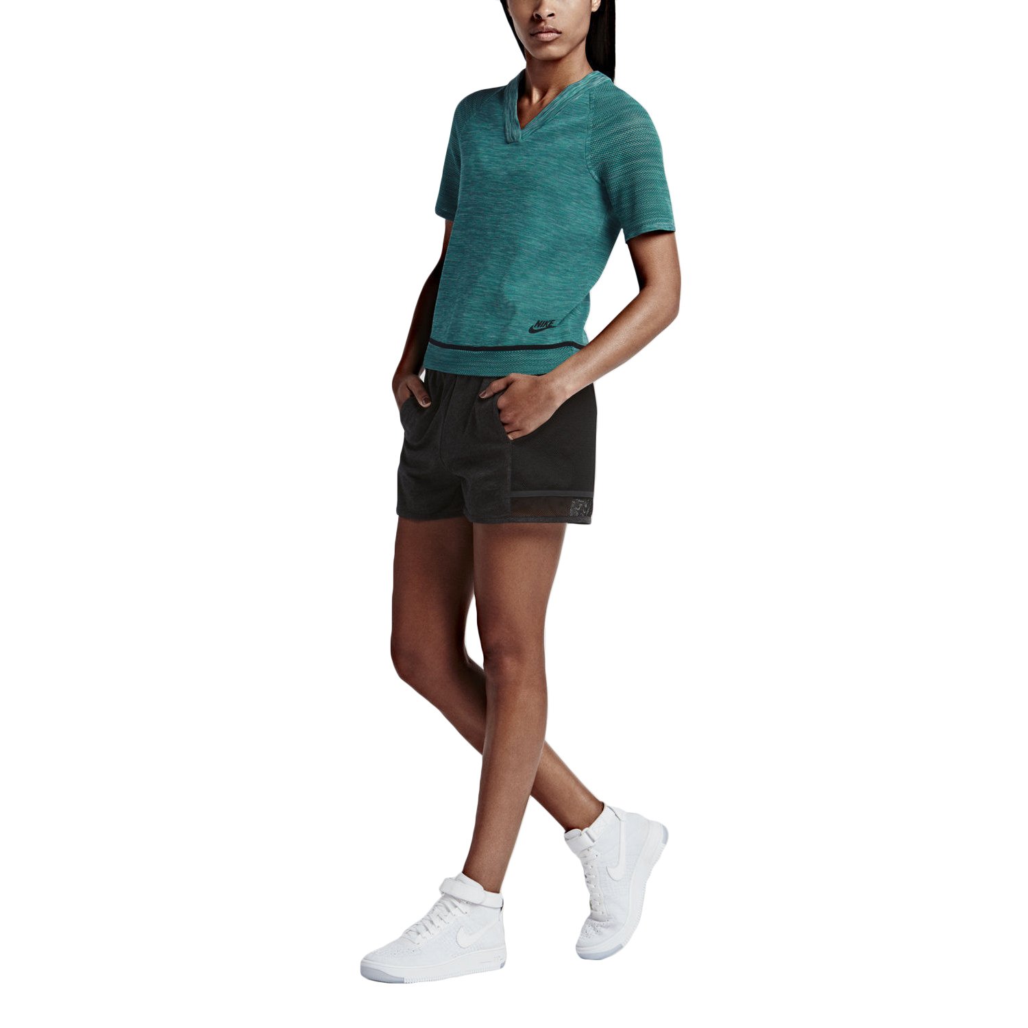 Nike Women's Tech Knit Shirt - Breathable Workout Top for Running, Yoga & Gym (Small) | Lightweight Athletic Shirt for Active Women