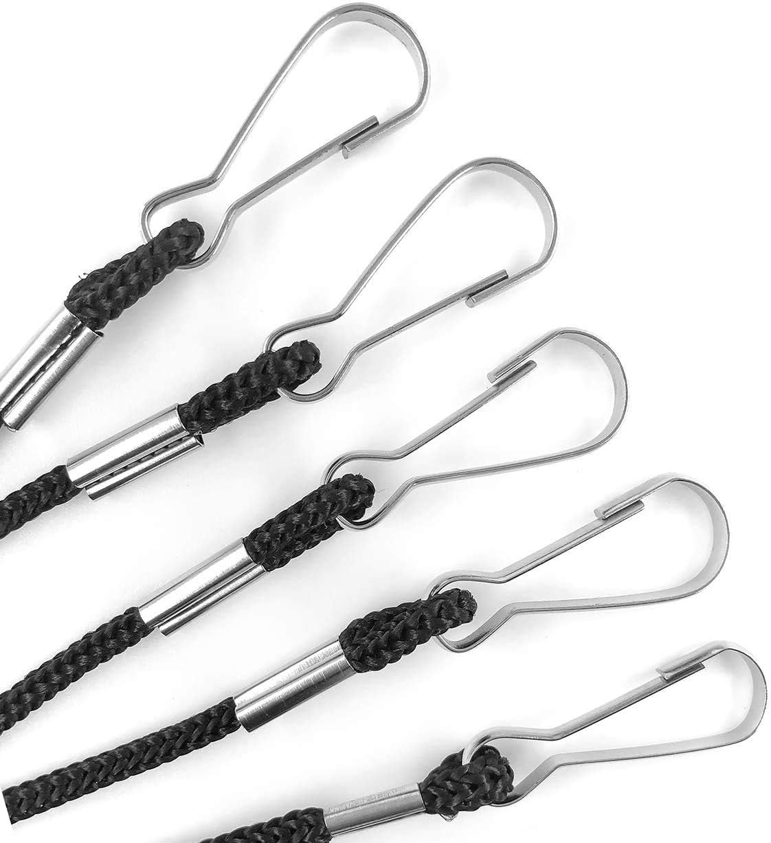 5 Pack Adjustable Face Mask Lanyards - Comfortable Neck Strap for Kids & Adults - Perfect for School, Work & Travel