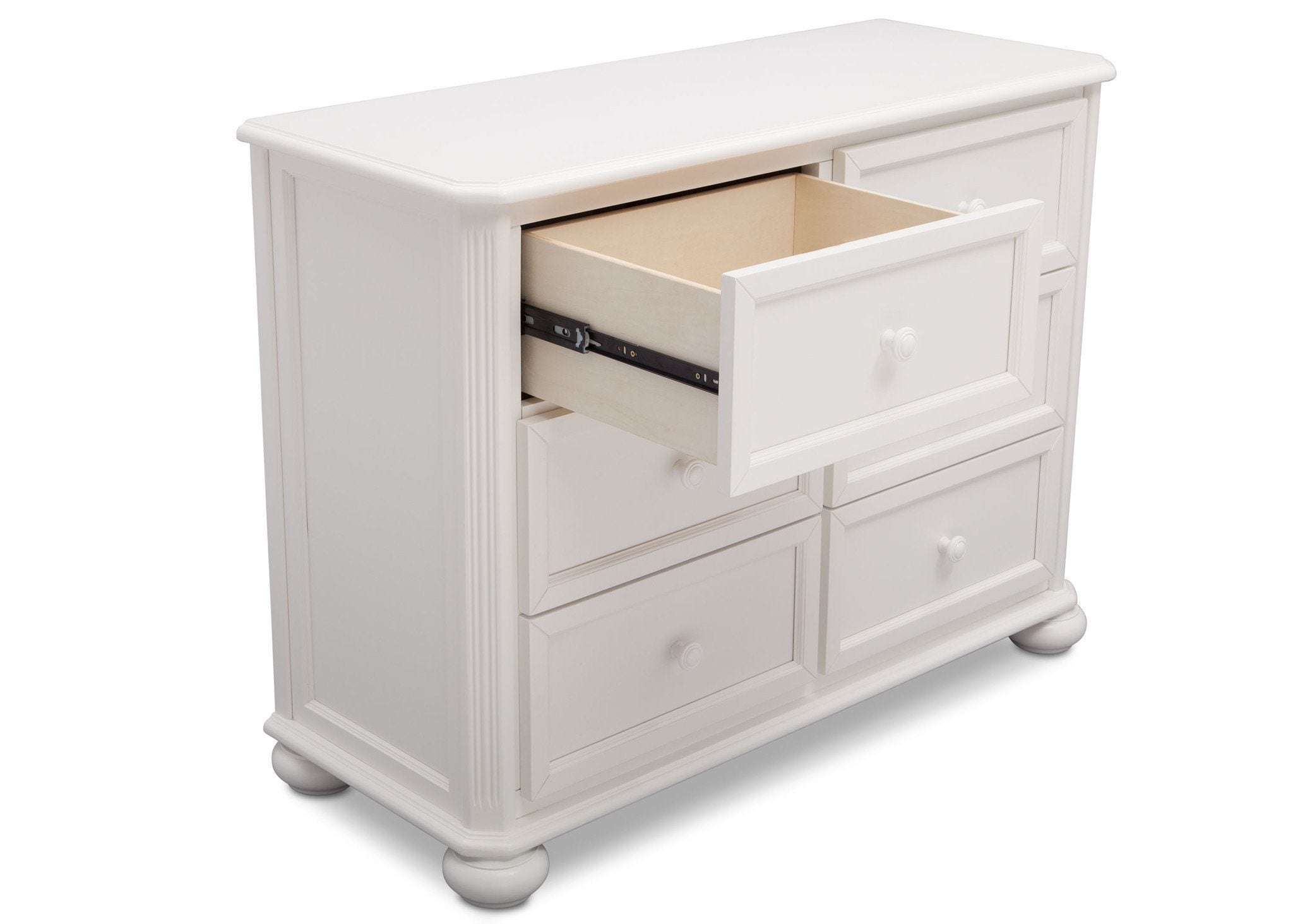 Peyton 6-Drawer Dresser for Bedroom - Solid Wood Chest of Drawers with Smooth Gliding, Spacious Storage Organizer for Clothes, Bedding & Accessories | Perfect for Master Bedroom, Guest Room & Nursery Organization
