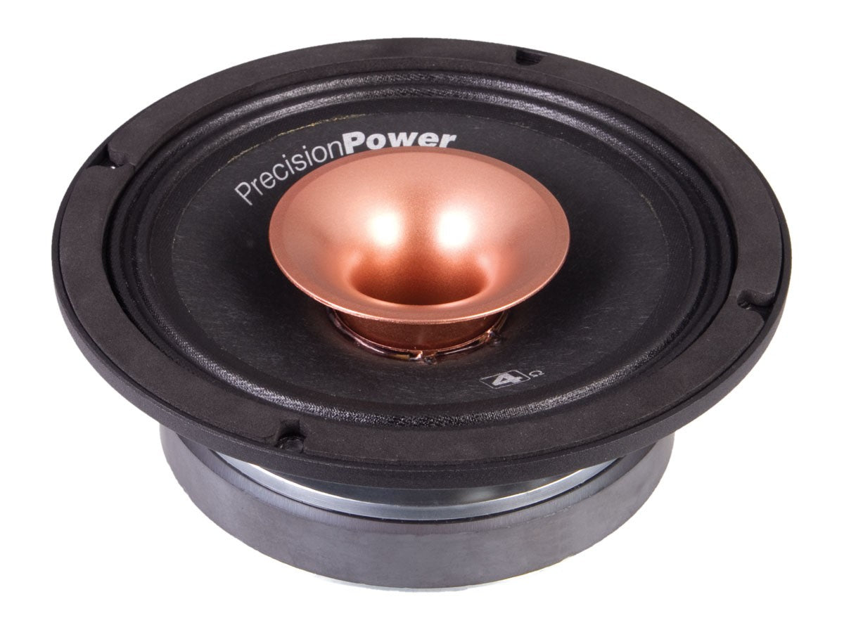 Precision Power PM2804 (PM2.804) 8 Inch 2-Way Professional Audio Speaker with Compression Tweeter - Perfect for DJs, Live Performances, and Home Theater Systems