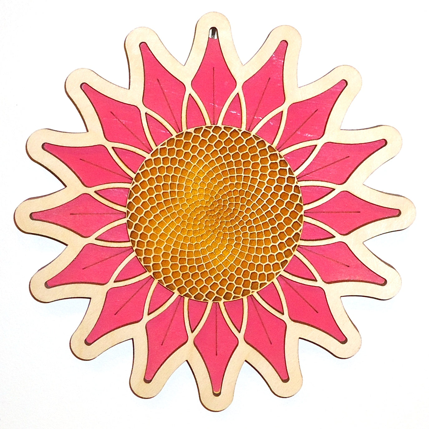 Baltic by Design Daisy Pink Trivet - Heat Resistant Kitchen Decor for Countertops & Dining Tables - Perfect for Hot Pots, Pans & Serving Dishes