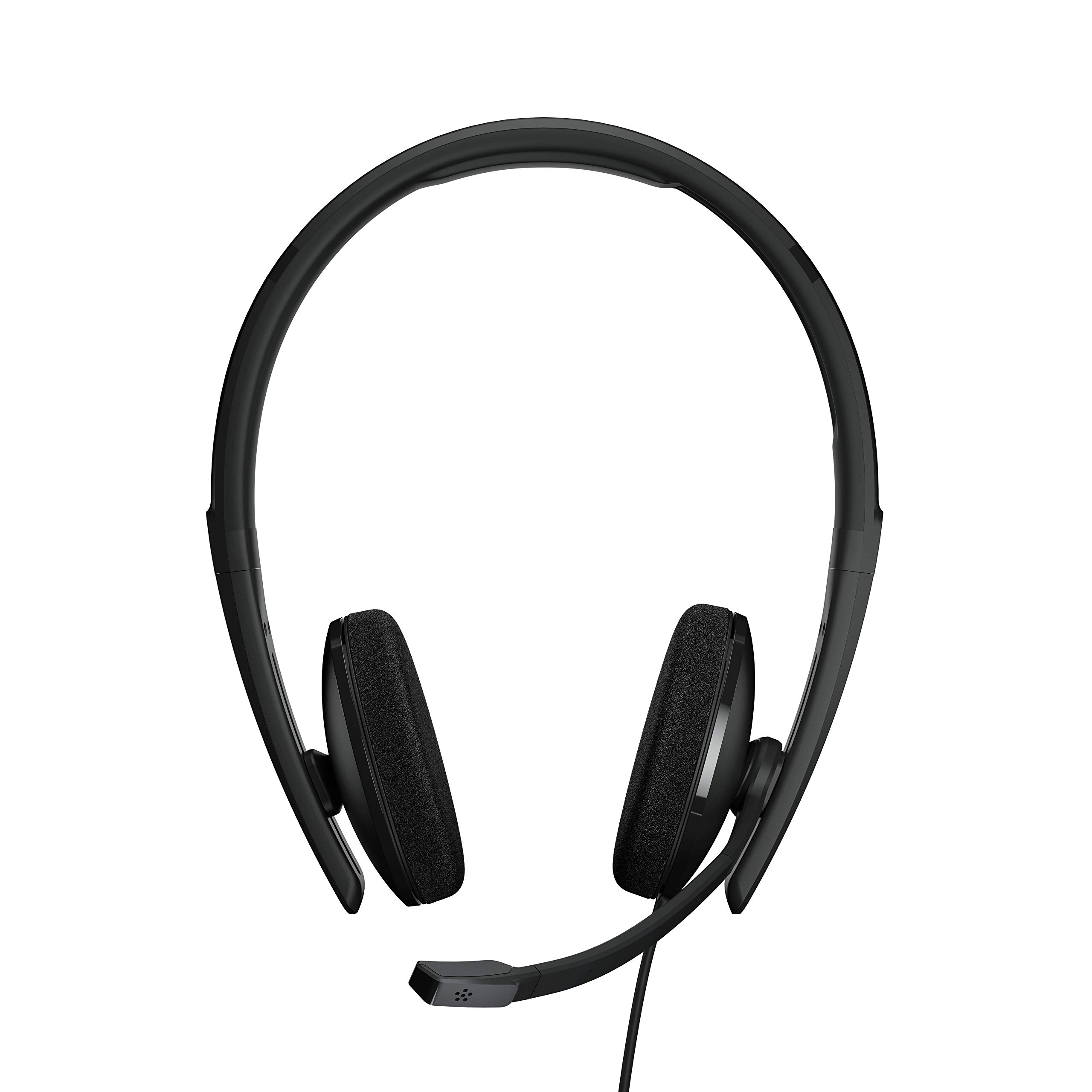 EPOS Adapt 160 USB II Wired Headset - UC Optimized Dual-Sided Headphones with USB Connectivity - Superior Stereo Sound & Noise Cancellation - Comfortable Office Headset with Call Control (Black) - Perfect for Remote Work, Call Centers & Business Communications
