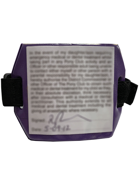 Kids Medical ID Bracelet for Pony Club - Adjustable Safety Armband for Children's Equestrian Activities, Horse Riding & Outdoor Adventures