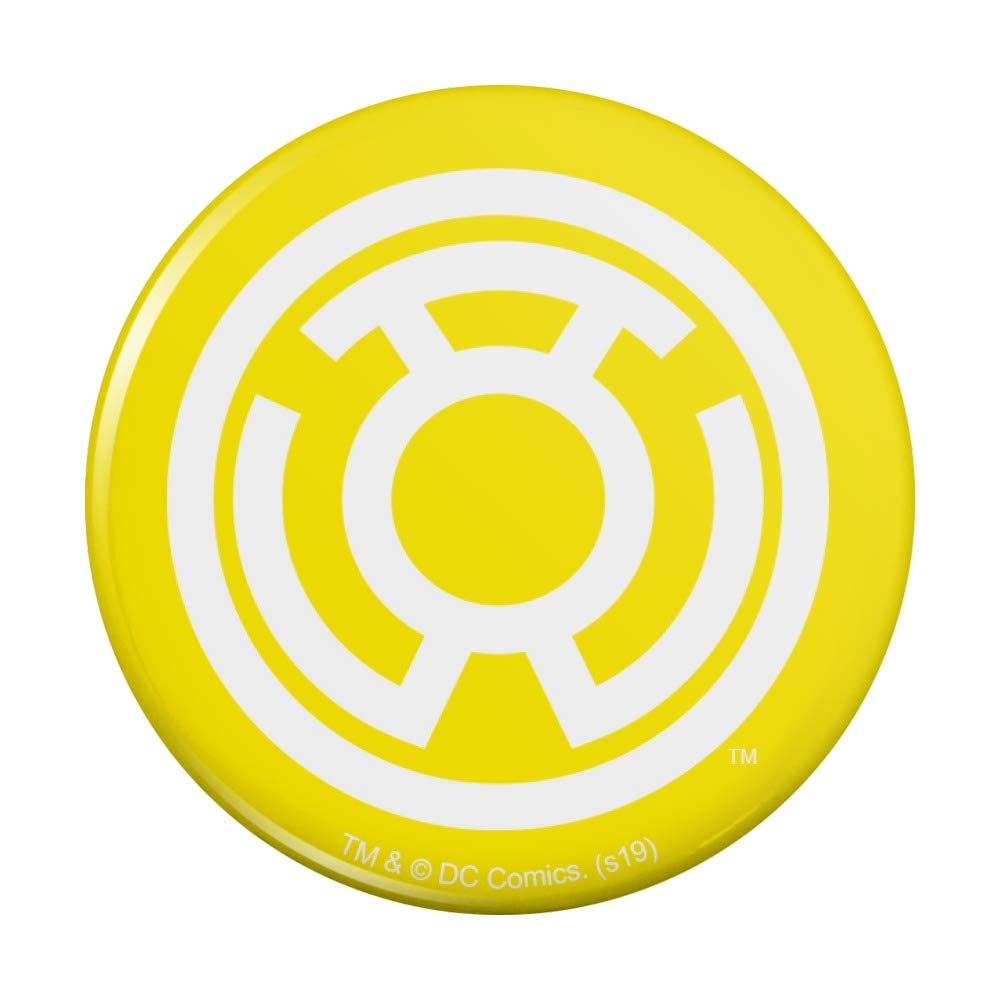 Green Lantern vs Yellow Lantern Logo Enamel Pin - DC Comics Superhero Collectible Badge for Cosplay, Backpacks & Fan Merchandise