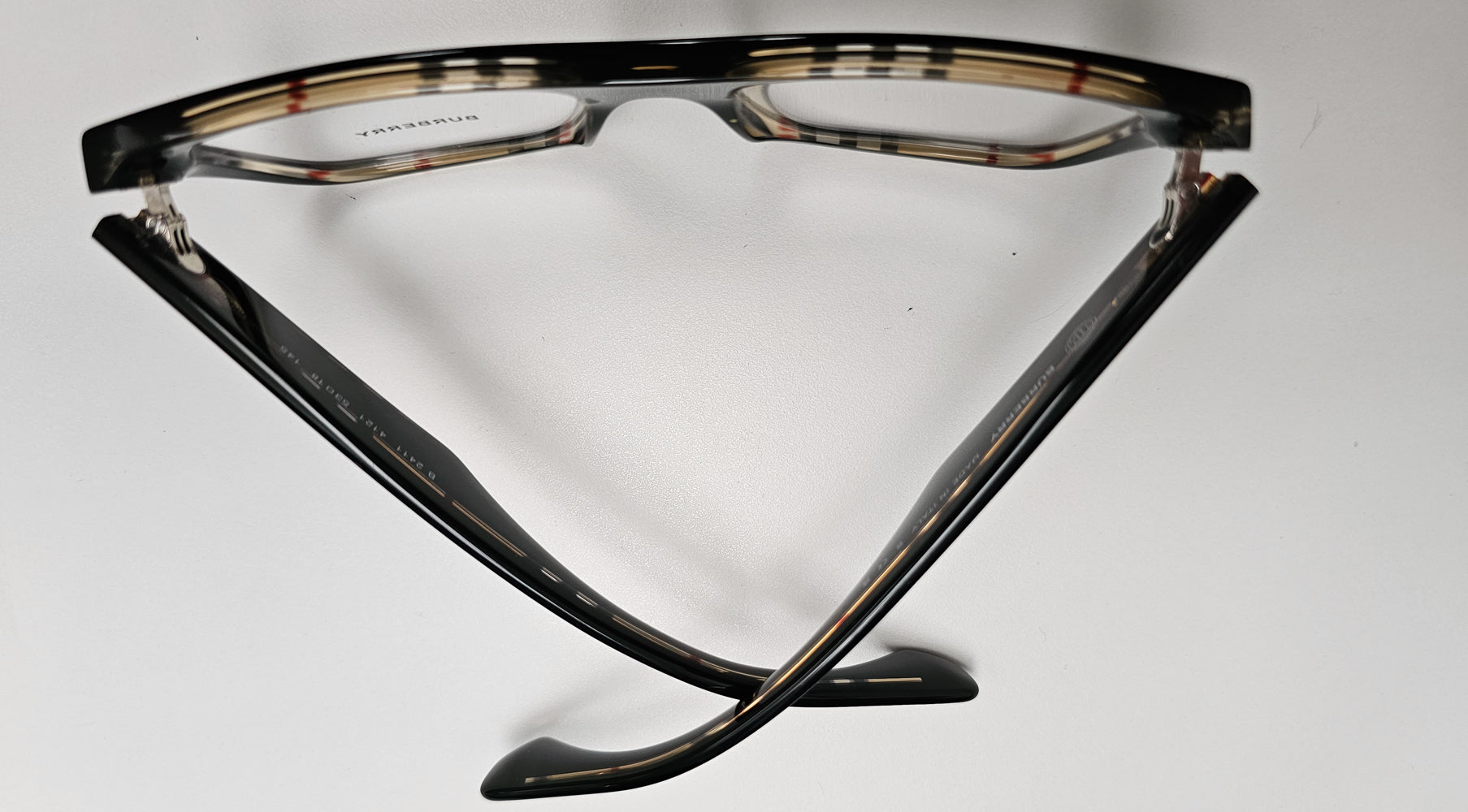 Burberry Vintage Check Black Eyeglass Frames - Stylish & Classic for Everyday Wear, Work & Fashion Events