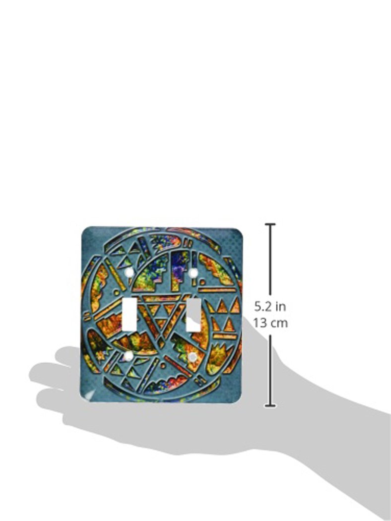 Unique Native American Art Light Switch Cover - Handcrafted 3D Design for Home & Office Decor | Perfect for Living Room, Bedroom, or Southwestern Style Interiors