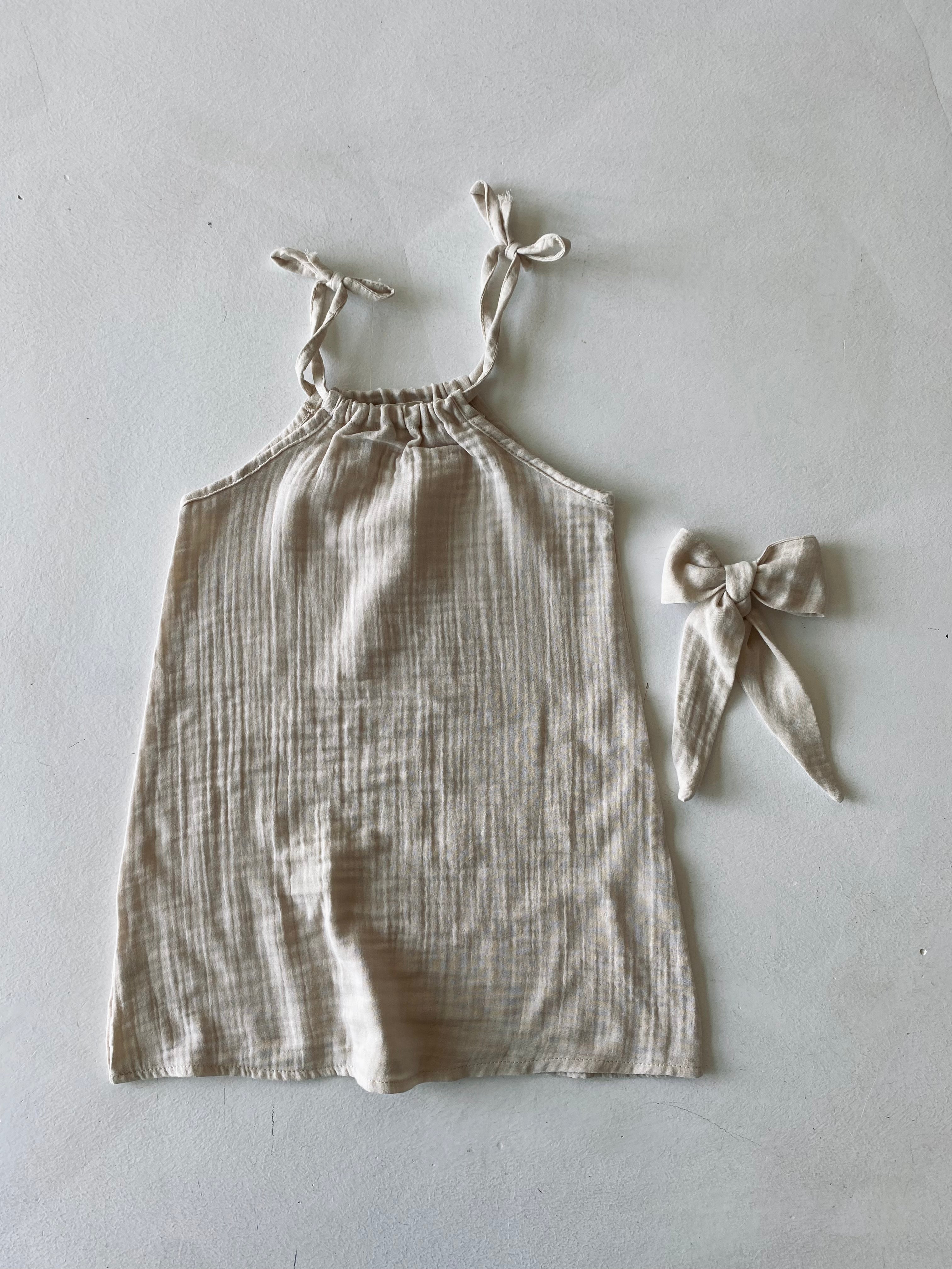 RG Brand Cotton Muslin Girls Dress - Soft & Breathable Baby Dress for Summer, Parties & Special Occasions
