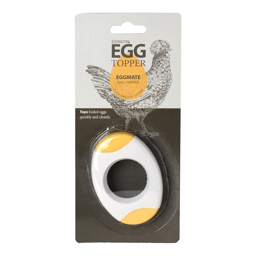 Egg Mate Egg Topper - Premium Stainless Steel Egg Cutter for Perfectly Sliced Boiled Eggs - Ideal for Breakfast, Salads, and Meal Prep