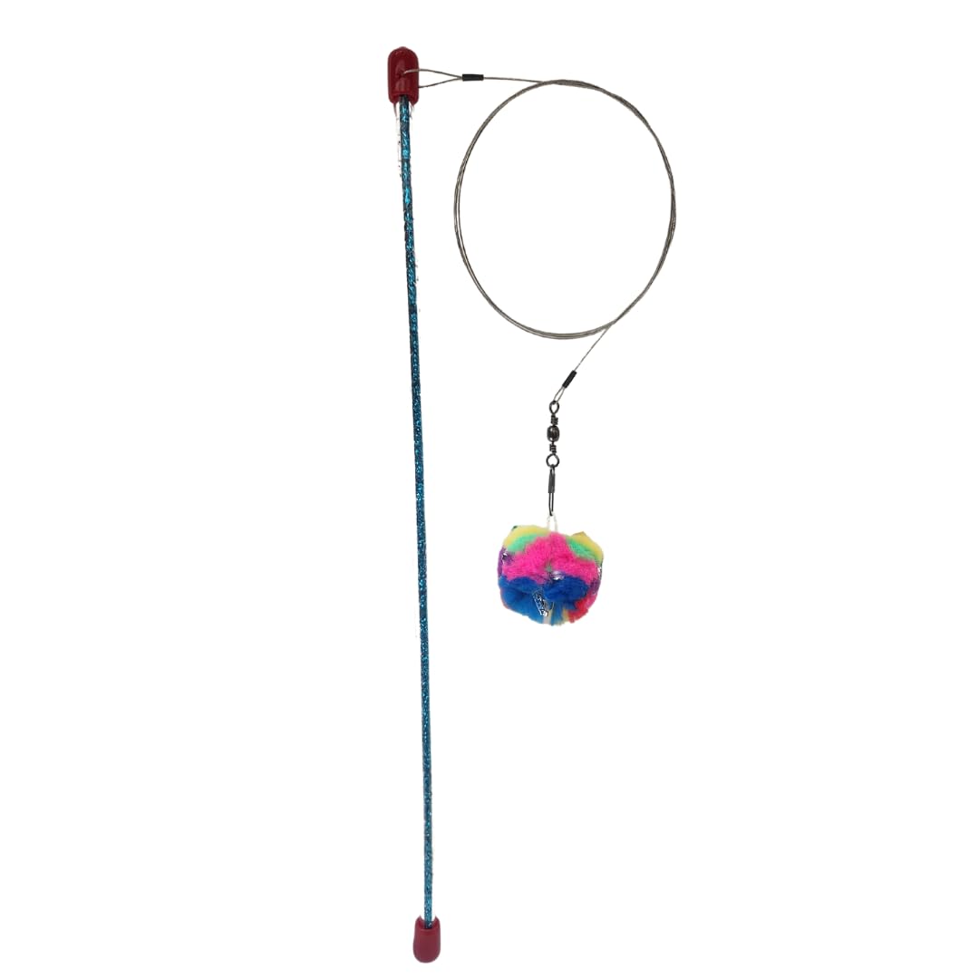GoCat Da Ball Cat Toy - Interactive Play for Indoor & Outdoor Fun - Perfect for Kittens & Adult Cats to Chase & Exercise