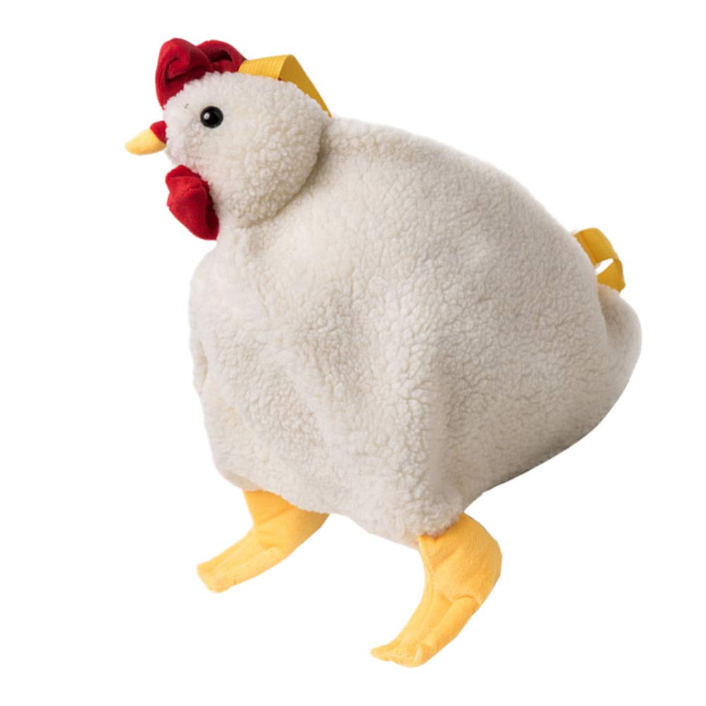 PRETYZOOM Plush Rooster Crossbody Bag - Cute Chicken Phone Purse & Fuzzy Bird Pouch for Kids | Farm Animal Coin Purse Shoulder Bag for Girls, Kindergarten & Preschool | Perfect for School, Playdates & Daily Use
