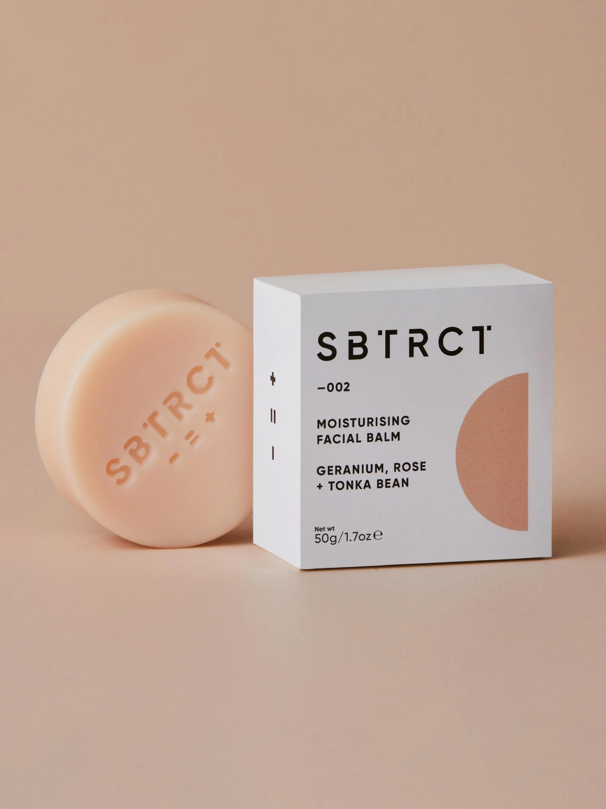 SBTRCT Starter Kit - Hydrating Facial Balm with Bamboo Pot | Natural Skincare for Dry & Sensitive Skin | Perfect for Daily Moisturizing & Nighttime Routine