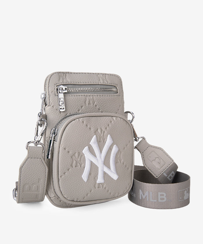 MLB New York Yankees Mini Crossbody Bag for Women - Stylish Yankees Logo Shoulder Purse - Perfect for Game Day, Travel & Casual Outings