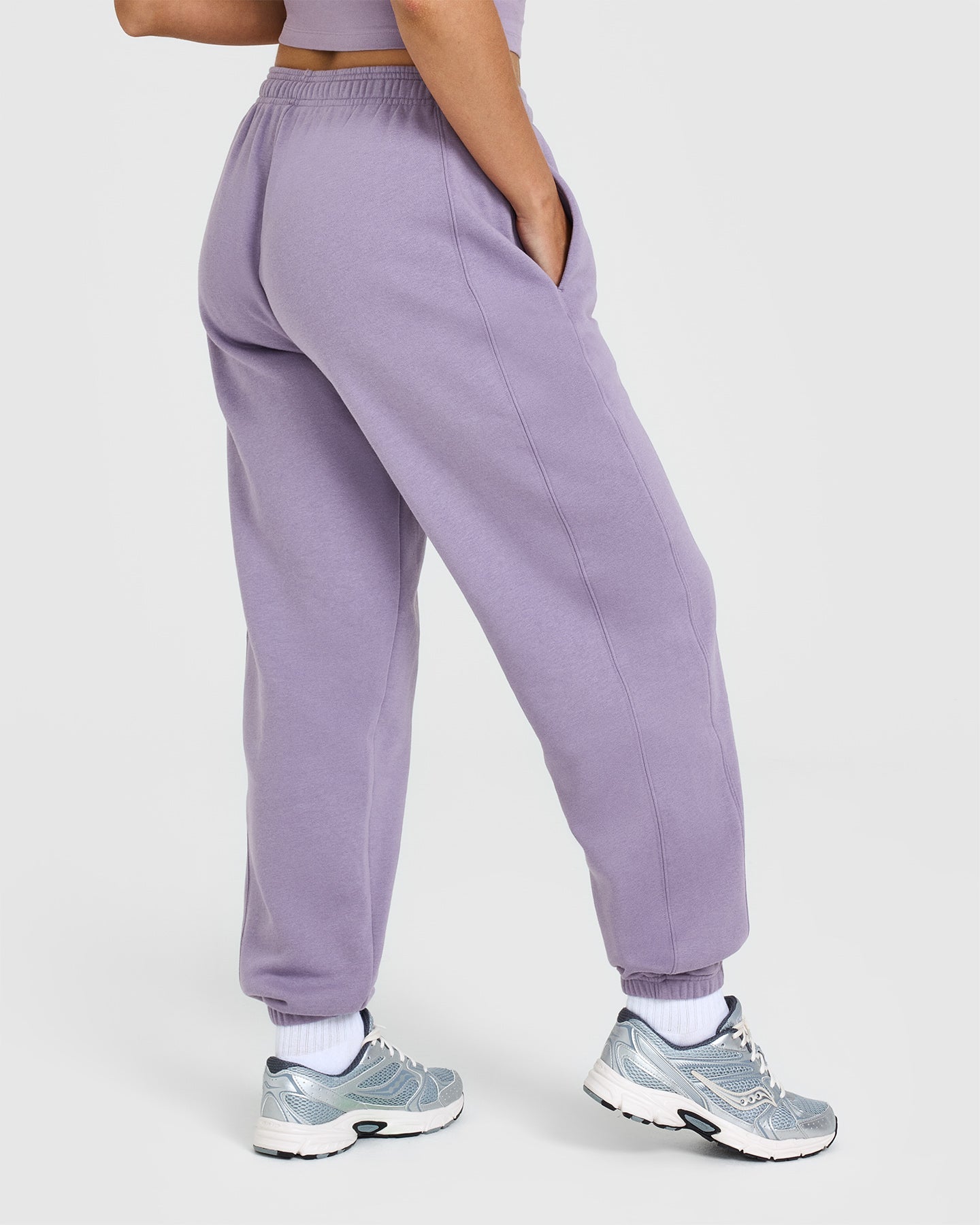 Soft Purple Printed Graphic Joggers for Women - Comfortable Lounge Pants for Yoga, Running & Casual Wear