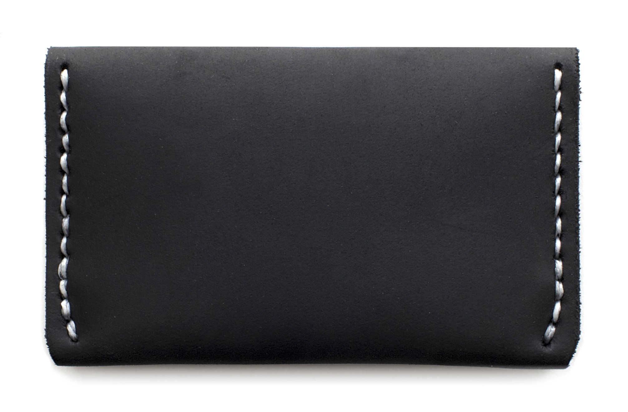 Waskerd Men's Astoria Slim RFID Blocking Leather Wallet - 3 Card Pockets & ID Window - Perfect for Everyday Carry, Travel & Business (Black)